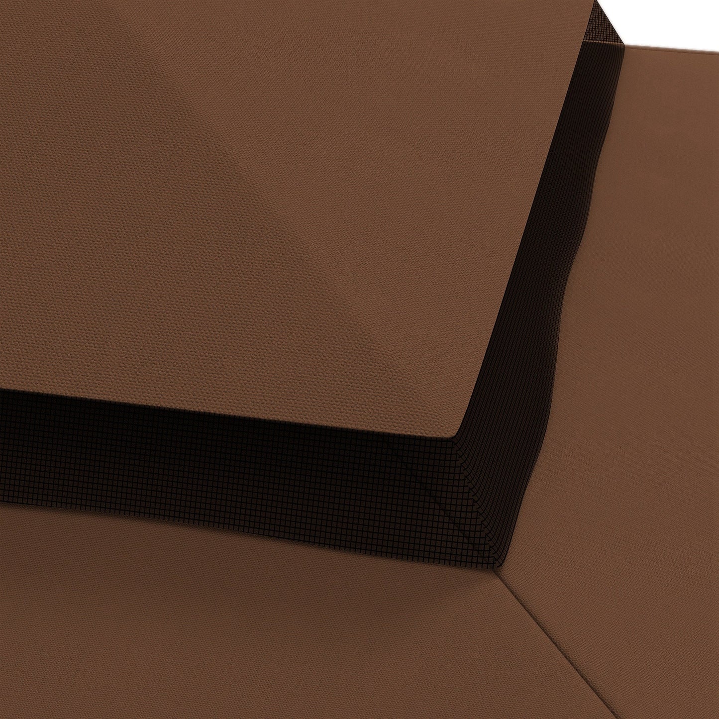 13.1' x 9.8' Gazebo Replacement Canopy, Gazebo Top Cover with Double Vented Roof for Garden Patio Outdoor TOP ONLY, Coffee