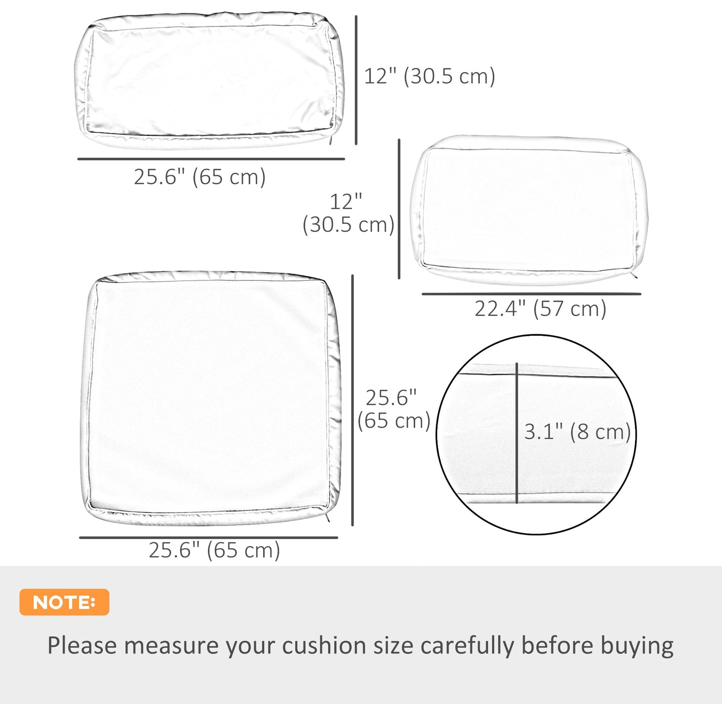 14Pcs Outdoor Cushion Covers, Patio Cushion Covers Replacement for Rattan Sofa Set - No Cushion Included, Red