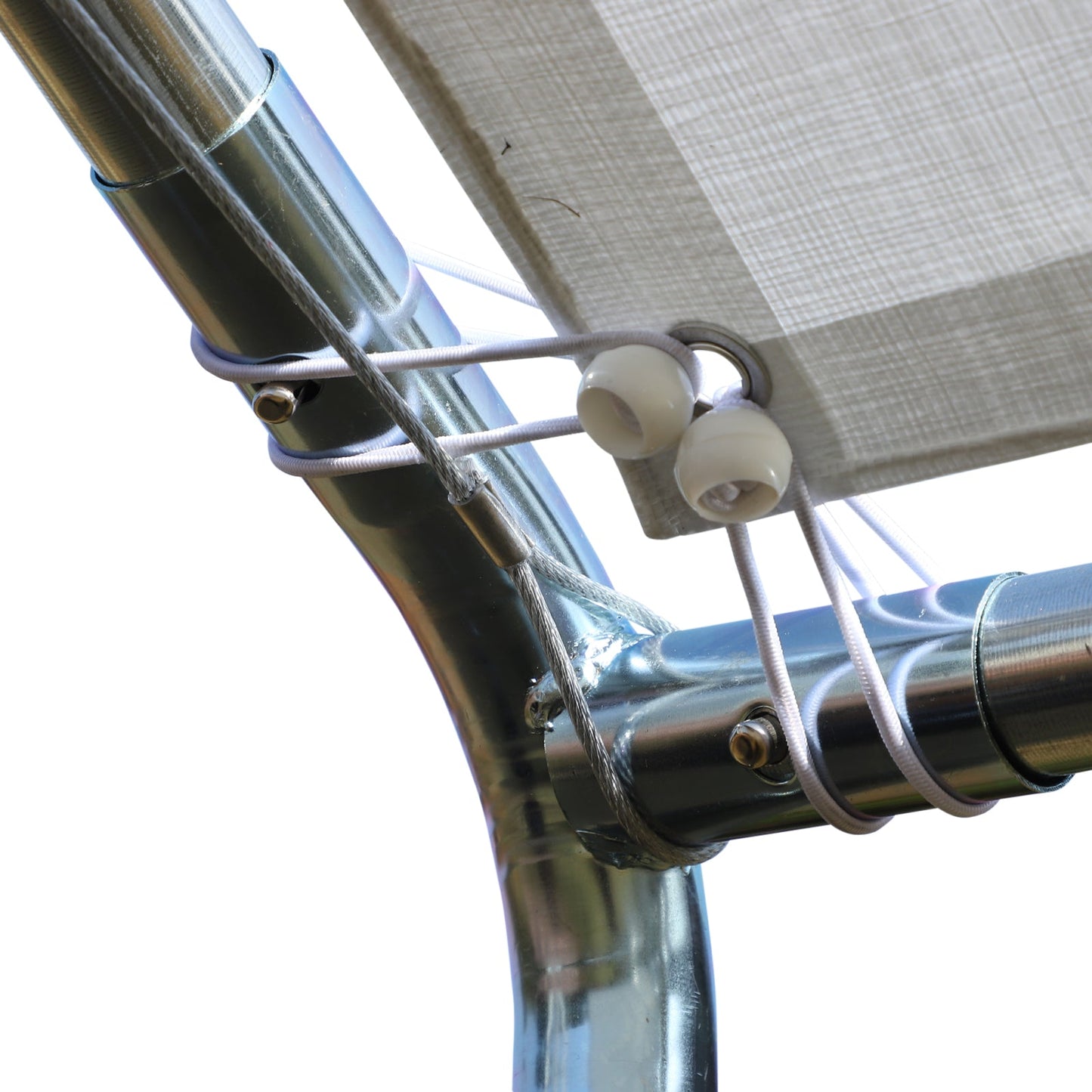 10' x 20' Carport Heavy Duty Galvanized Car Canopy with Included Anchor Kit, 3 Reinforced Steel Cables, White