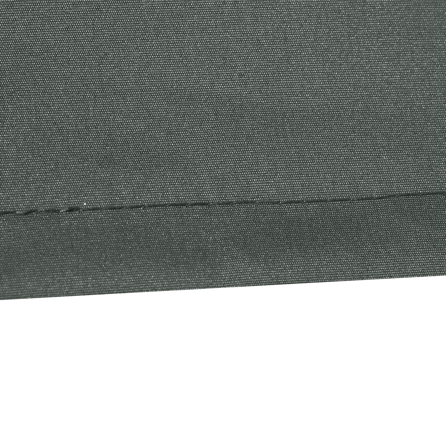 13' x 8' Retractable Awning Fabric Replacement Outdoor Sunshade Canopy Awning Cover, UV Protection, Grey