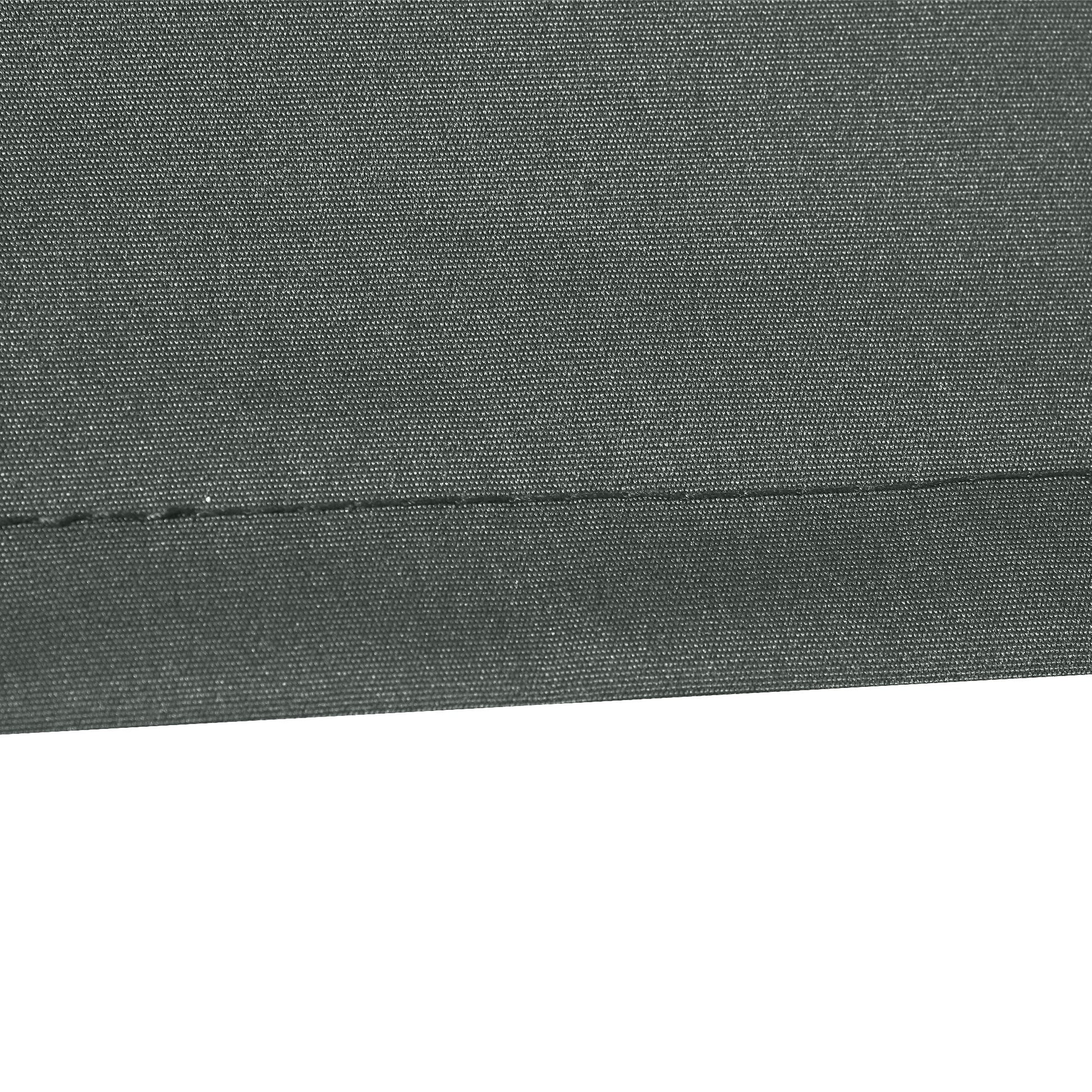 13' x 8' Retractable Awning Fabric Replacement Outdoor Sunshade Canopy Awning Cover, UV Protection, Grey