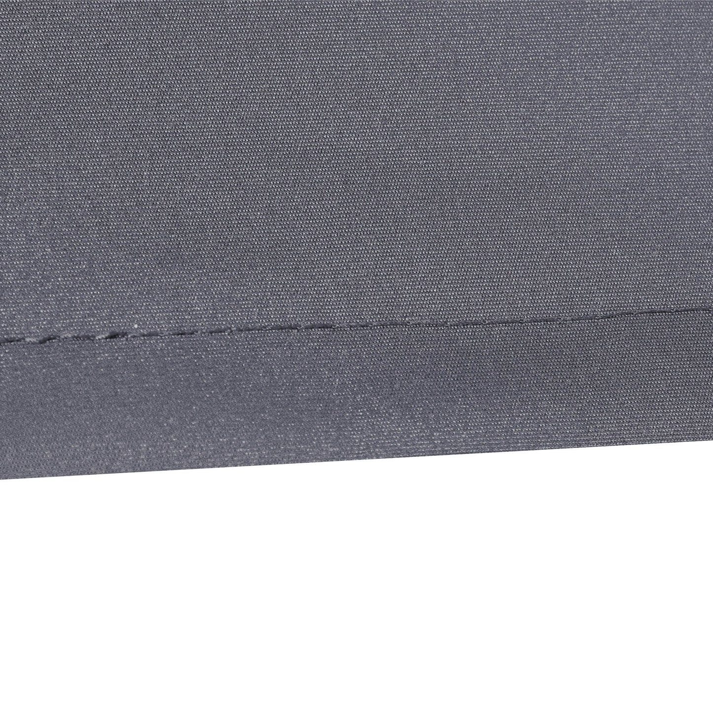 11' x 8' Retractable Awning Fabric Replacement Outdoor Sunshade Canopy Awning Cover, UV Protection, Grey