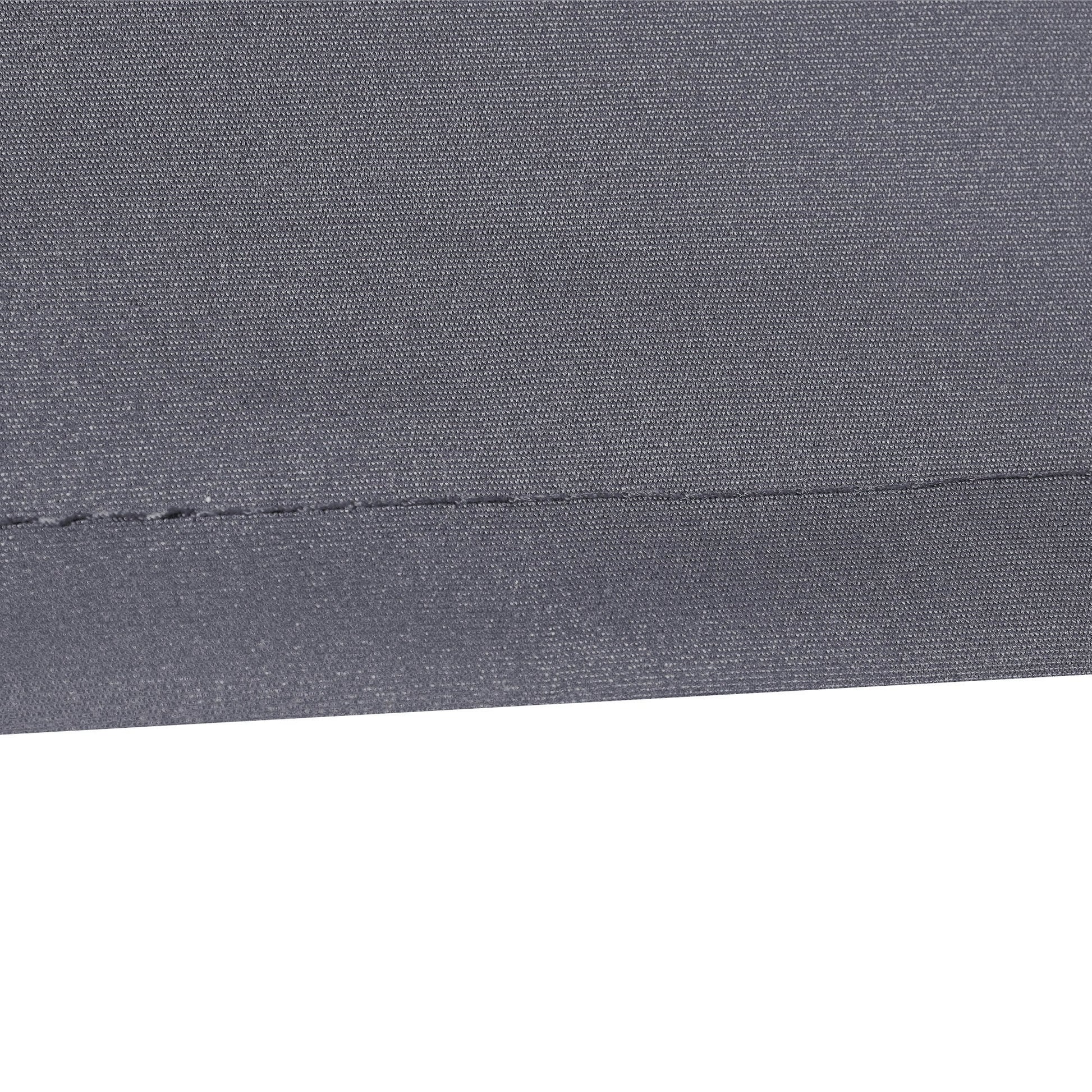 11' x 8' Retractable Awning Fabric Replacement Outdoor Sunshade Canopy Awning Cover, UV Protection, Grey