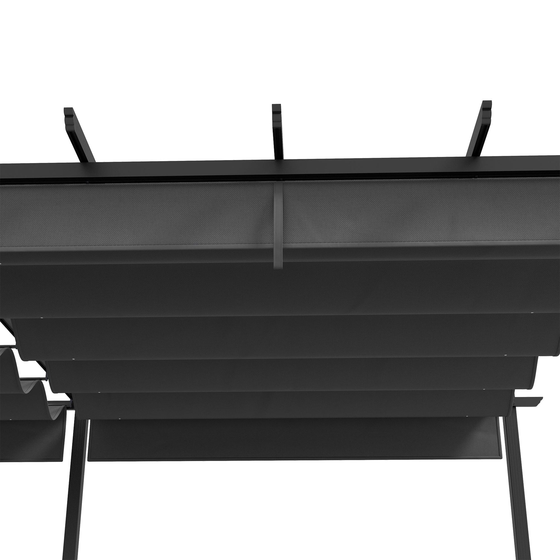 12' x 20' Retractable Pergola Canopy, Aluminum Pergola, Outdoor Sun Shade Shelter for Grill, Patio, Garden, Deck
