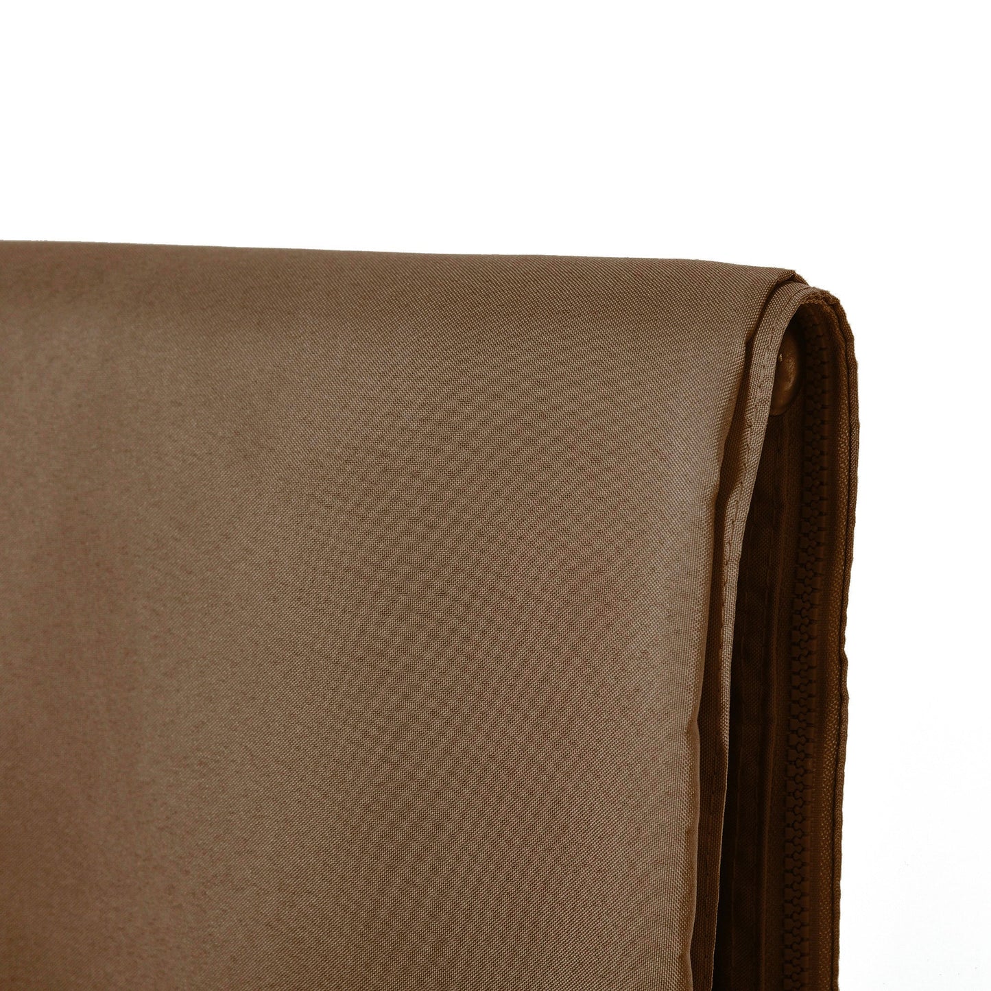 Replacement Gazebo Curtains with Zipper, 4-Panel Universal Gazebo Privacy Sidewall for Most 10' x 13' Gazebo Canopy Pavillion, Hooks/C-Rings Included, Dark Brown