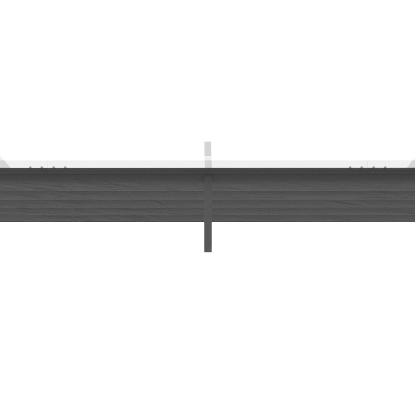 Retractable Replacement Pergola Canopy for 10' x 13' Pergola, Pergola Cover Replacement, Dark Grey