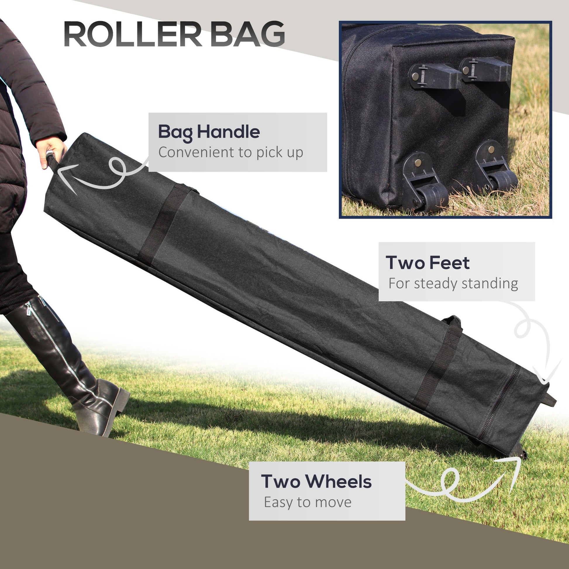 13' x 13' Pop Up Canopy with Mesh Sidewalls and Water/Sand Bag, UPF 50+ Easy Up Canopy Tent Shelter, Wheeled Carry Bag for Garden, Backyard, Patio, Lawn, Beige