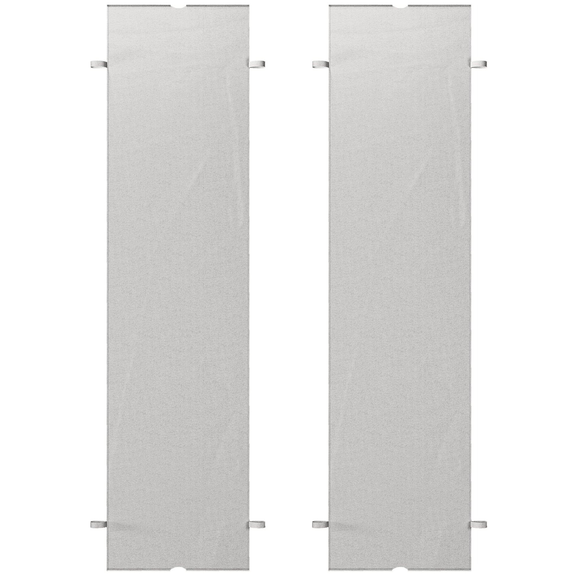 2 Pcs 16 x 4ft Pergola Canopy Replacement, UV Protection Pergola Shade Cover, Easy to Install, for 10 x 10ft Pergola, Light Grey