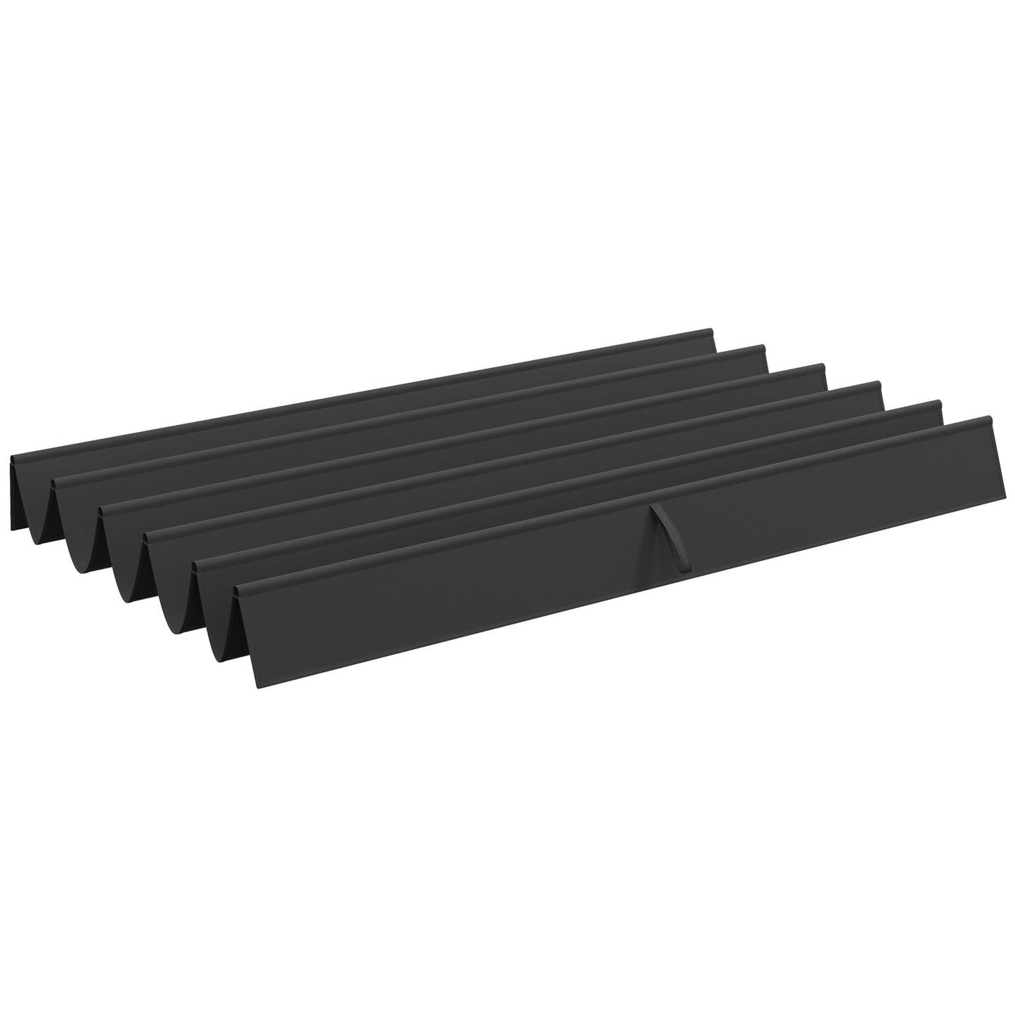 Retractable Replacement Pergola Canopy for 10' x 10' Pergola, Pergola Cover Replacement, Dark Grey