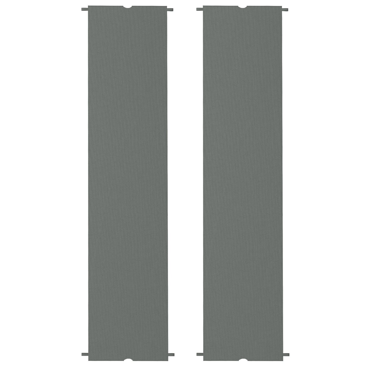 2 Pcs 16 x 4ft Pergola Canopy Replacement, UV Protection Pergola Shade Cover, Easy to Install, for 10 x 10ft Pergola, Dark Grey