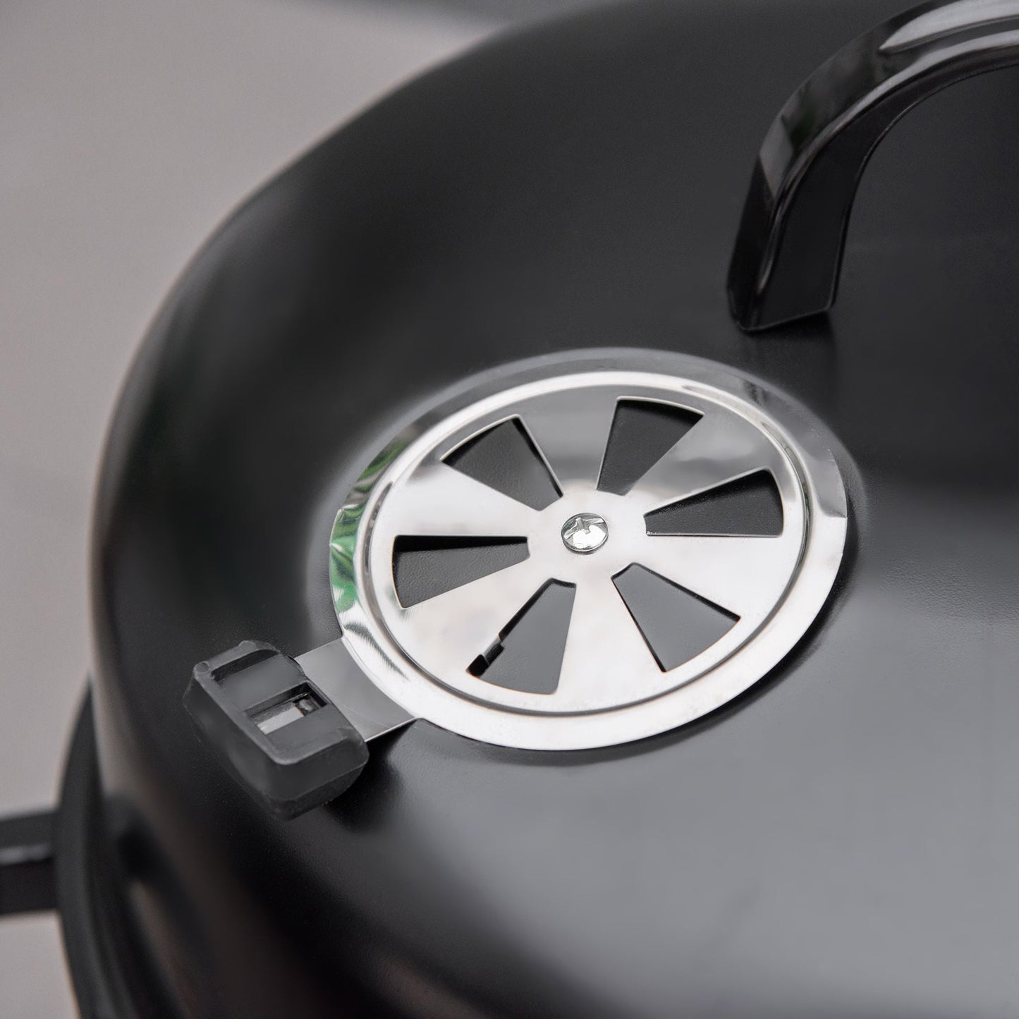 Vertical Charcoal BBQ Smoker, 3-in-1 16" Round Barbecue Grill with 2 Cooking Area and Thermometer for Outdoor Camping Picnic Cooking, Black