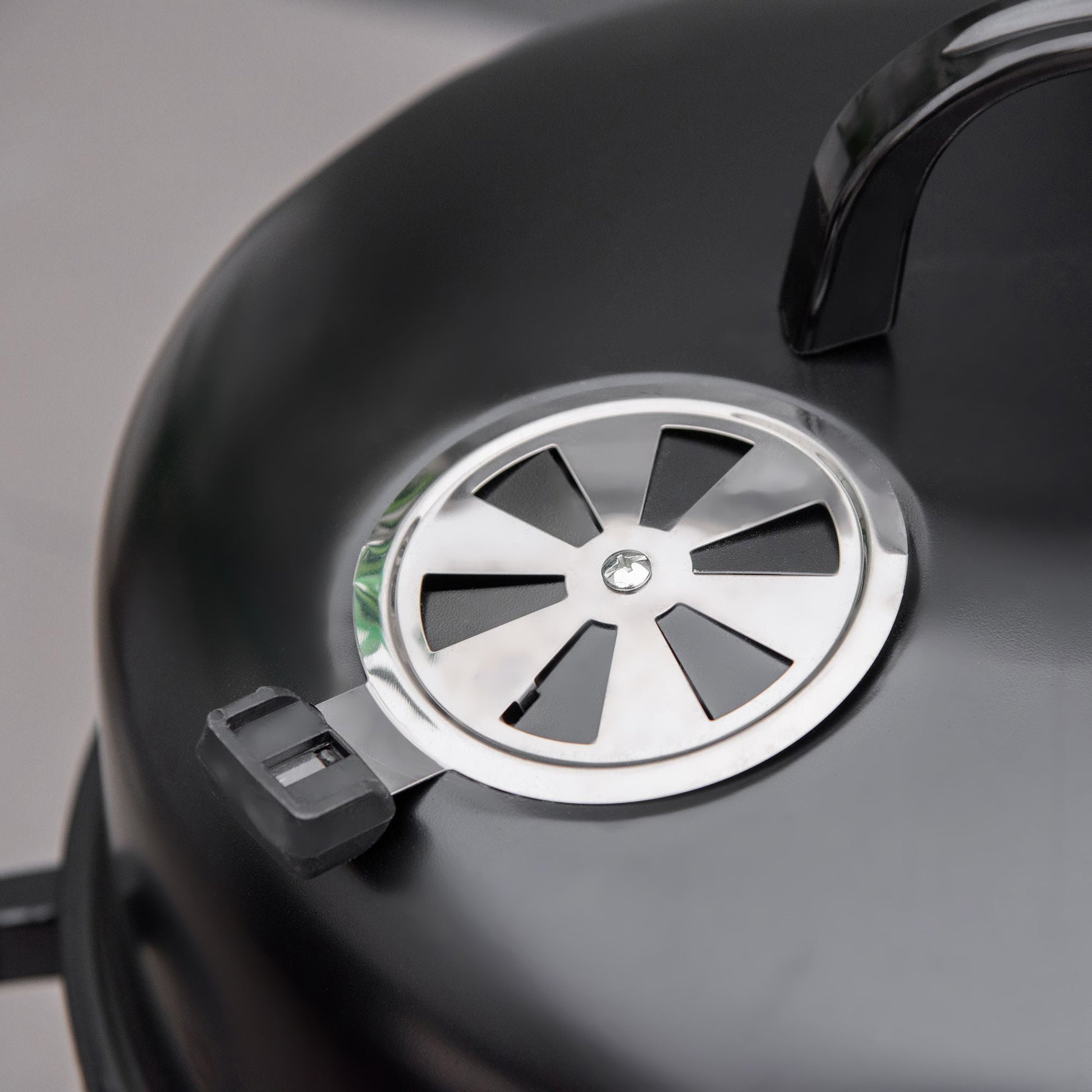 Vertical Charcoal BBQ Smoker, 3-in-1 16" Round Barbecue Grill with 2 Cooking Area and Thermometer for Outdoor Camping Picnic Cooking, Black