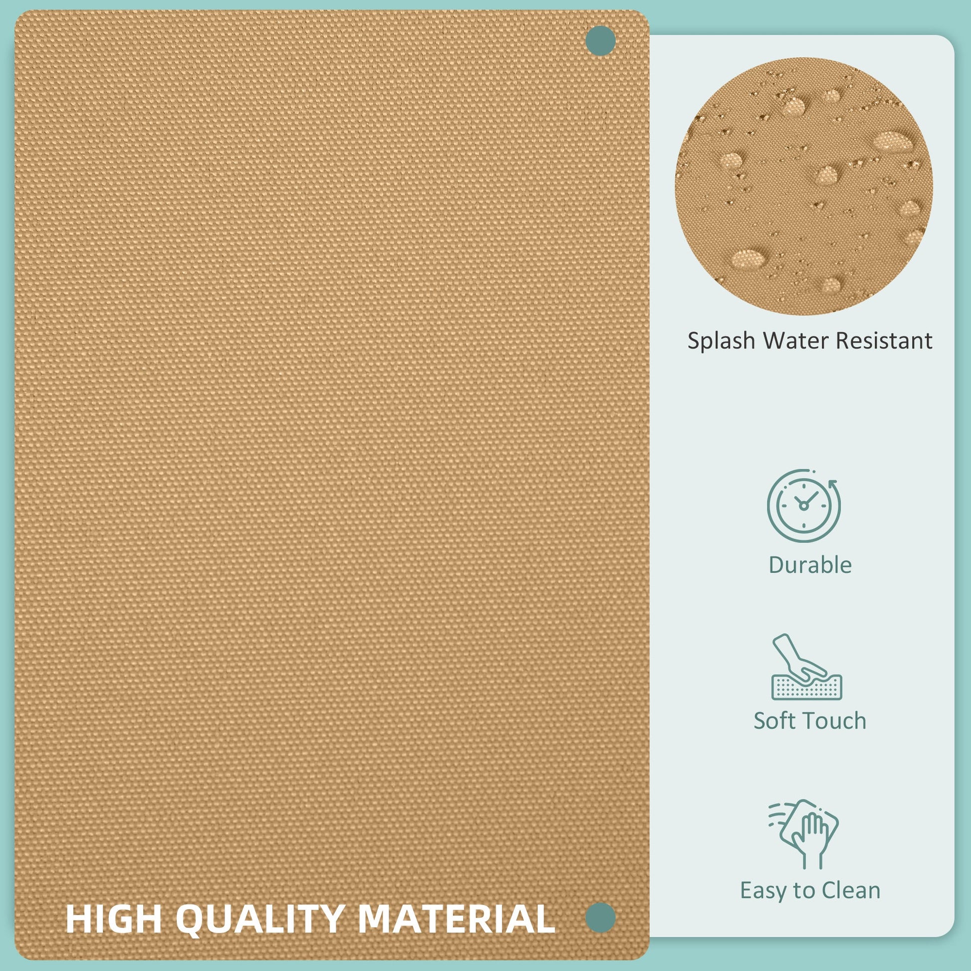 14Pcs Outdoor Cushion Covers, Patio Cushion Covers Replacement for Rattan Sofa Set - No Cushion Included, Light Yellow