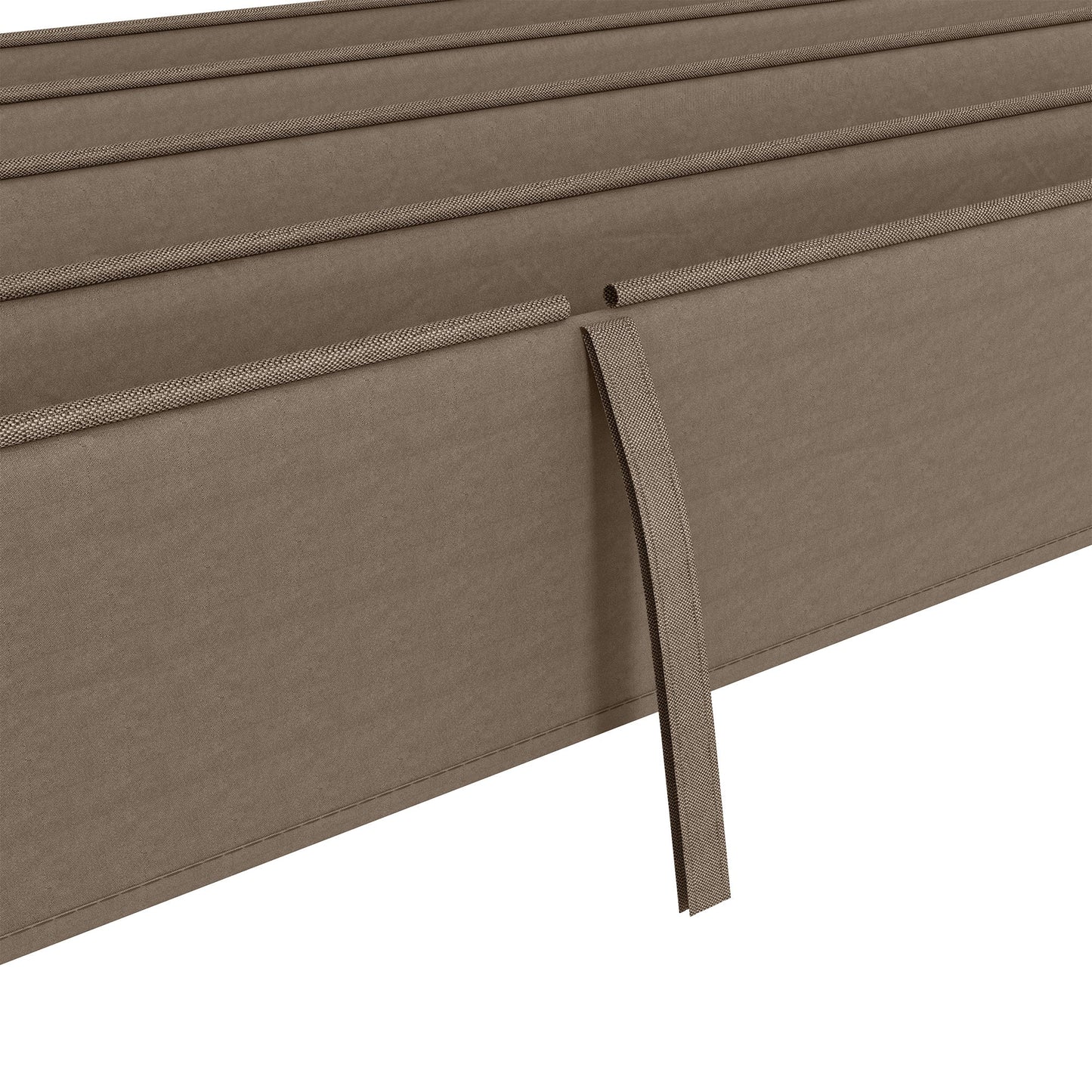 Retractable Pergola Canopy, Sun Shade Cover, UV30+ Protected Replacement Canopy Fabric for 9.8' x 7.1' Pergola, Coffee