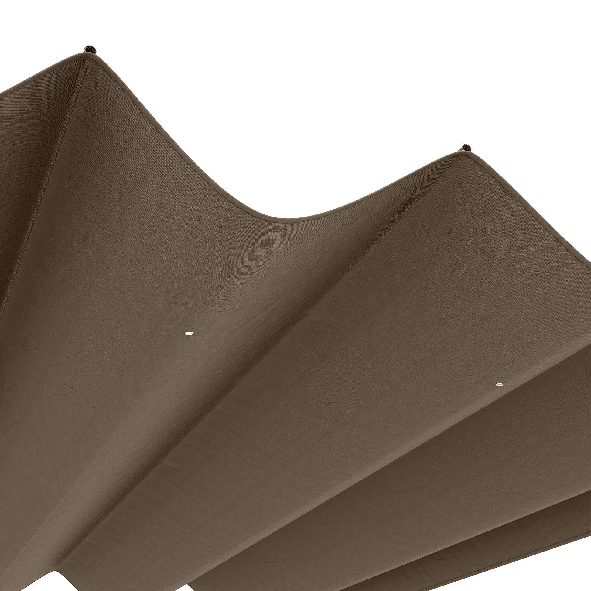 Retractable Pergola Canopy, Sun Shade Cover, UV30+ Protected Replacement Canopy Fabric for 9.8' x 7.1' Pergola, Coffee
