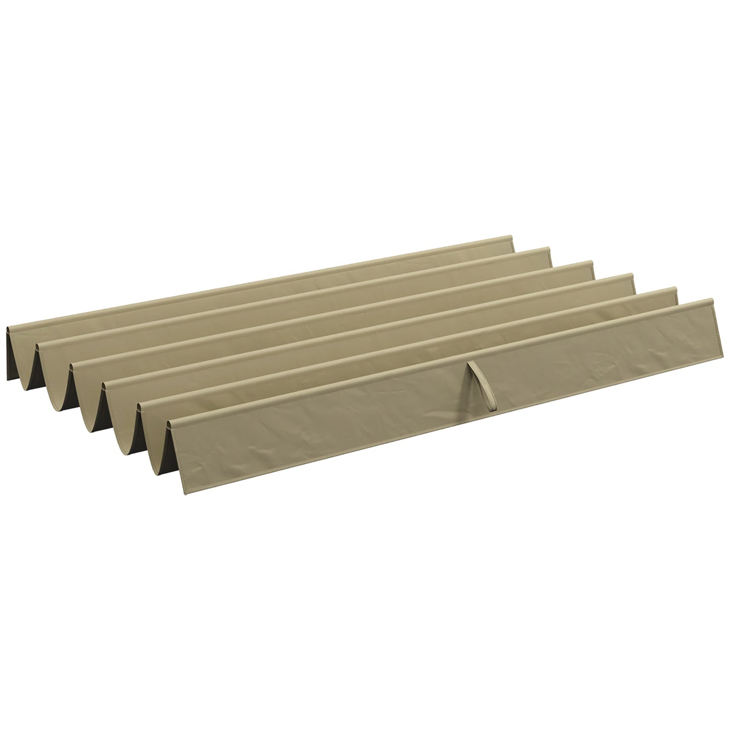 Retractable Replacement Pergola Canopy for 10' x 10' Pergola, Pergola Cover Replacement, Tan