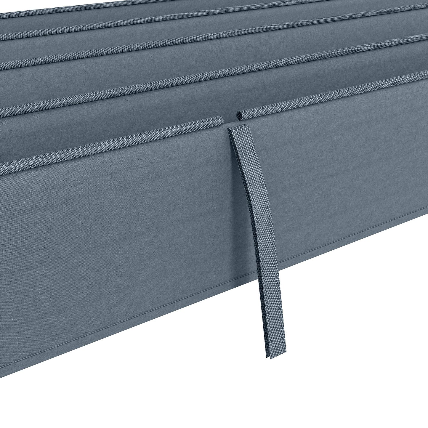 Retractable Pergola Canopy, Sun Shade Cover, UV30+ Protected Replacement Canopy Fabric for 9.8' x 7.1' Pergola, Dark Grey