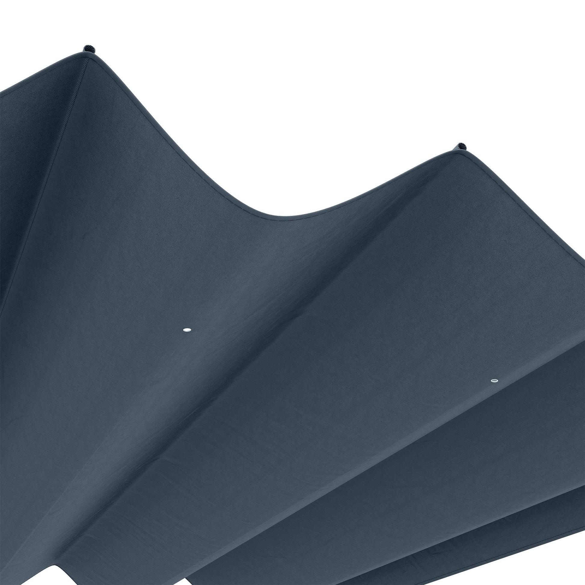 Retractable Pergola Canopy, Sun Shade Cover, UV30+ Protected Replacement Canopy Fabric for 9.8' x 7.1' Pergola, Dark Grey