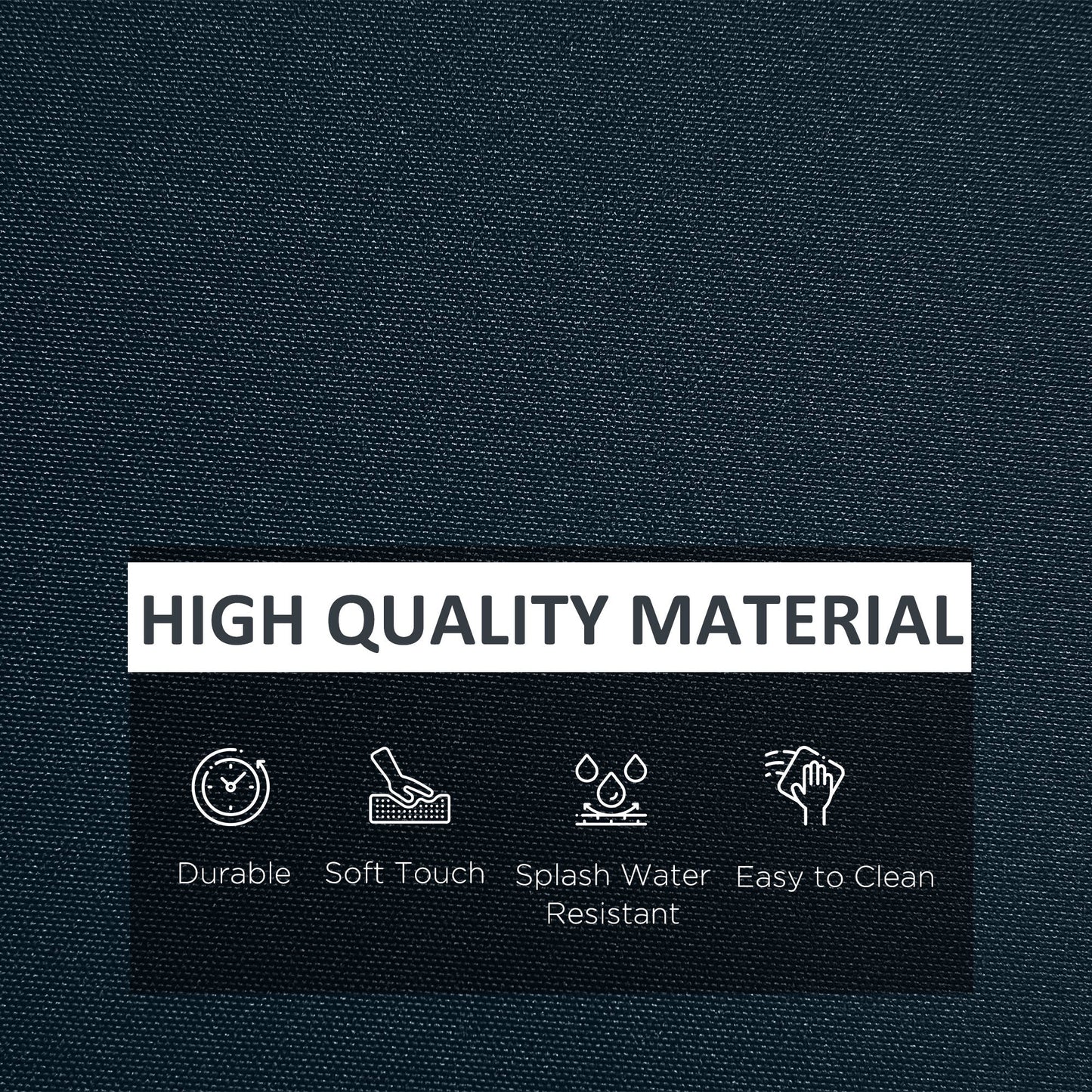 14Pcs Outdoor Cushion Covers, Patio Cushion Covers Replacement for Rattan Sofa Set - No Cushion Included, Dark Blue