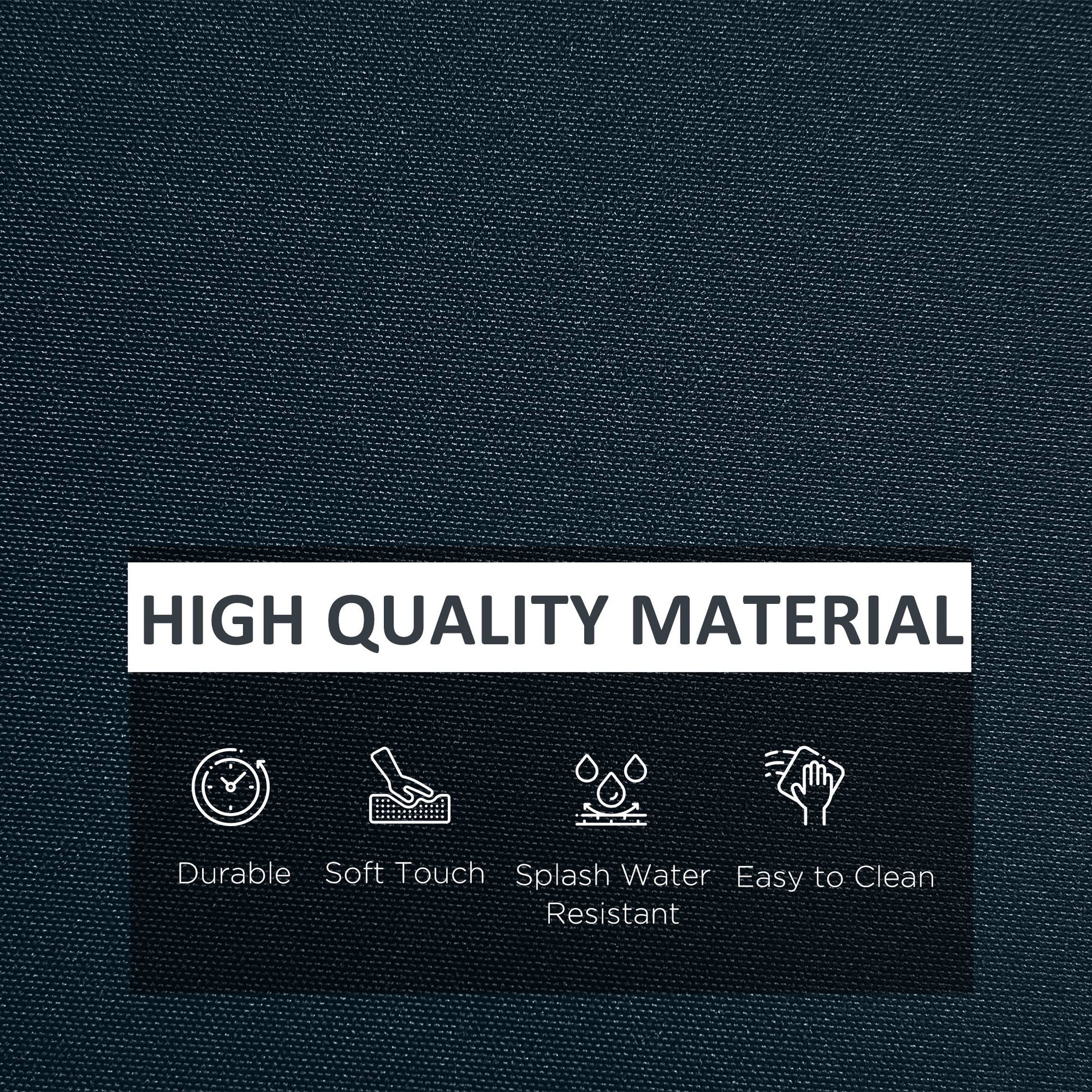 14Pcs Outdoor Cushion Covers, Patio Cushion Covers Replacement for Rattan Sofa Set - No Cushion Included, Dark Blue