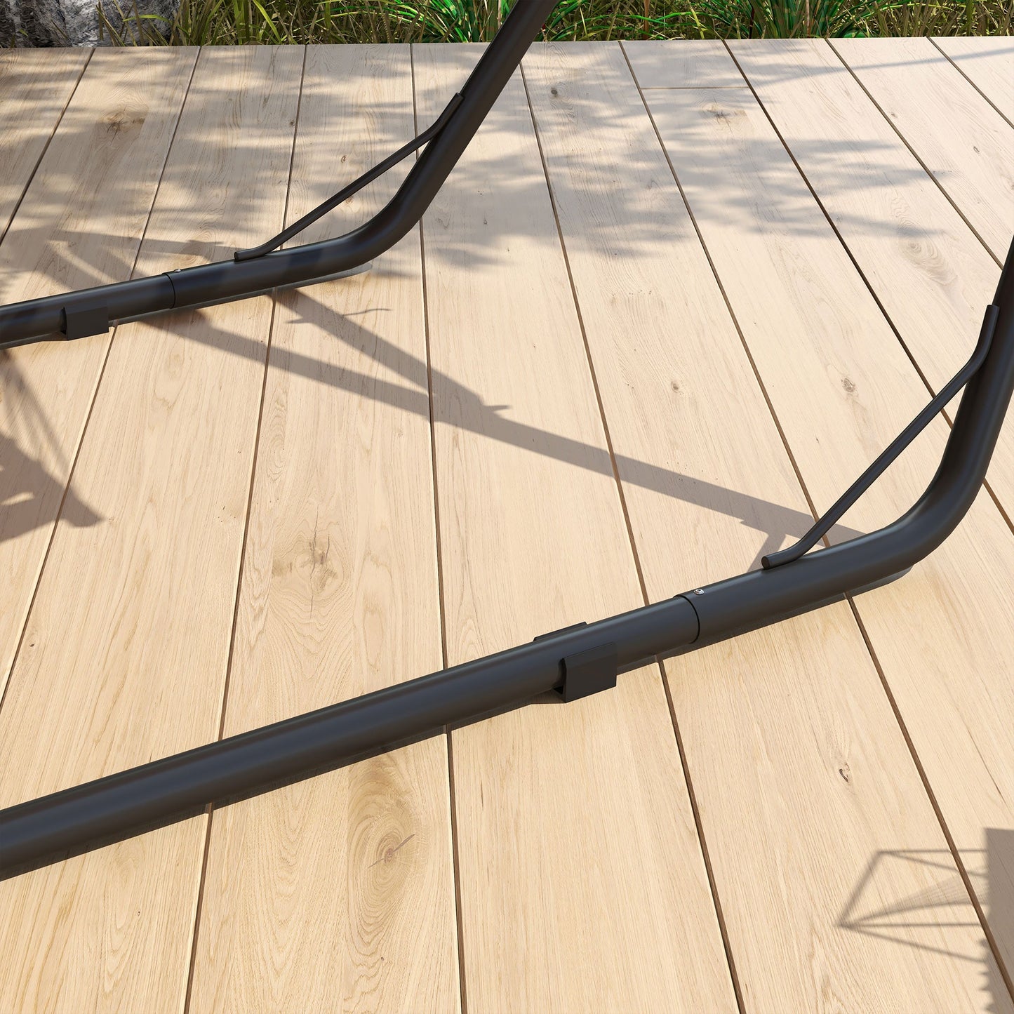 10.3ft Hammock Stand, Adjustable Hammock Stand Fits 9-14 ft Hammocks, Heavy Duty 450 lbs Capacity, Black