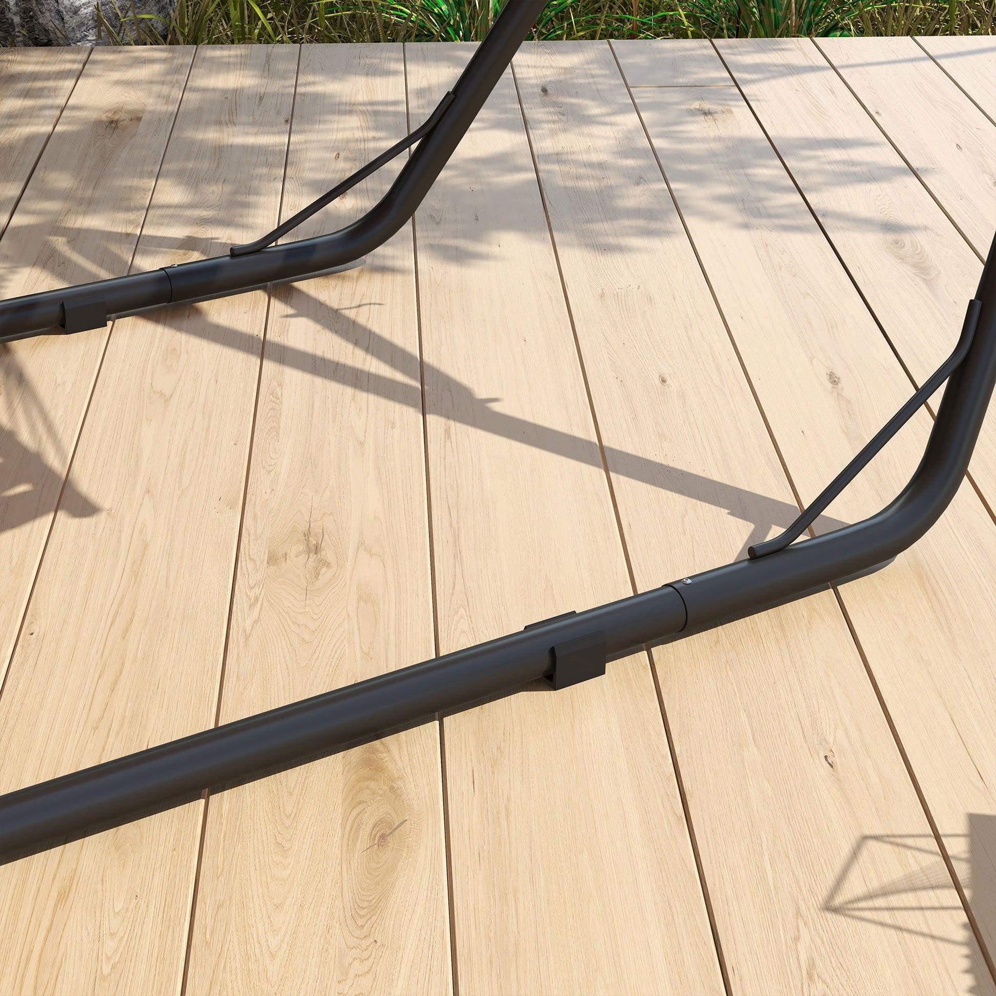 10.3ft Hammock Stand, Adjustable Hammock Stand Fits 9-14 ft Hammocks, Heavy Duty 450 lbs Capacity, Black