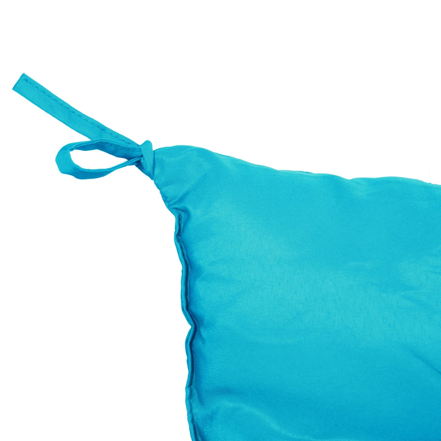 Porch Swing Cushion Garden Bench Cushion with Backrest, Non-Slip 3-Seater Thick Pad, Swing Chair Mat Replacement for Indoor and Outdoor, 59.1" x 38.6", Turquoise