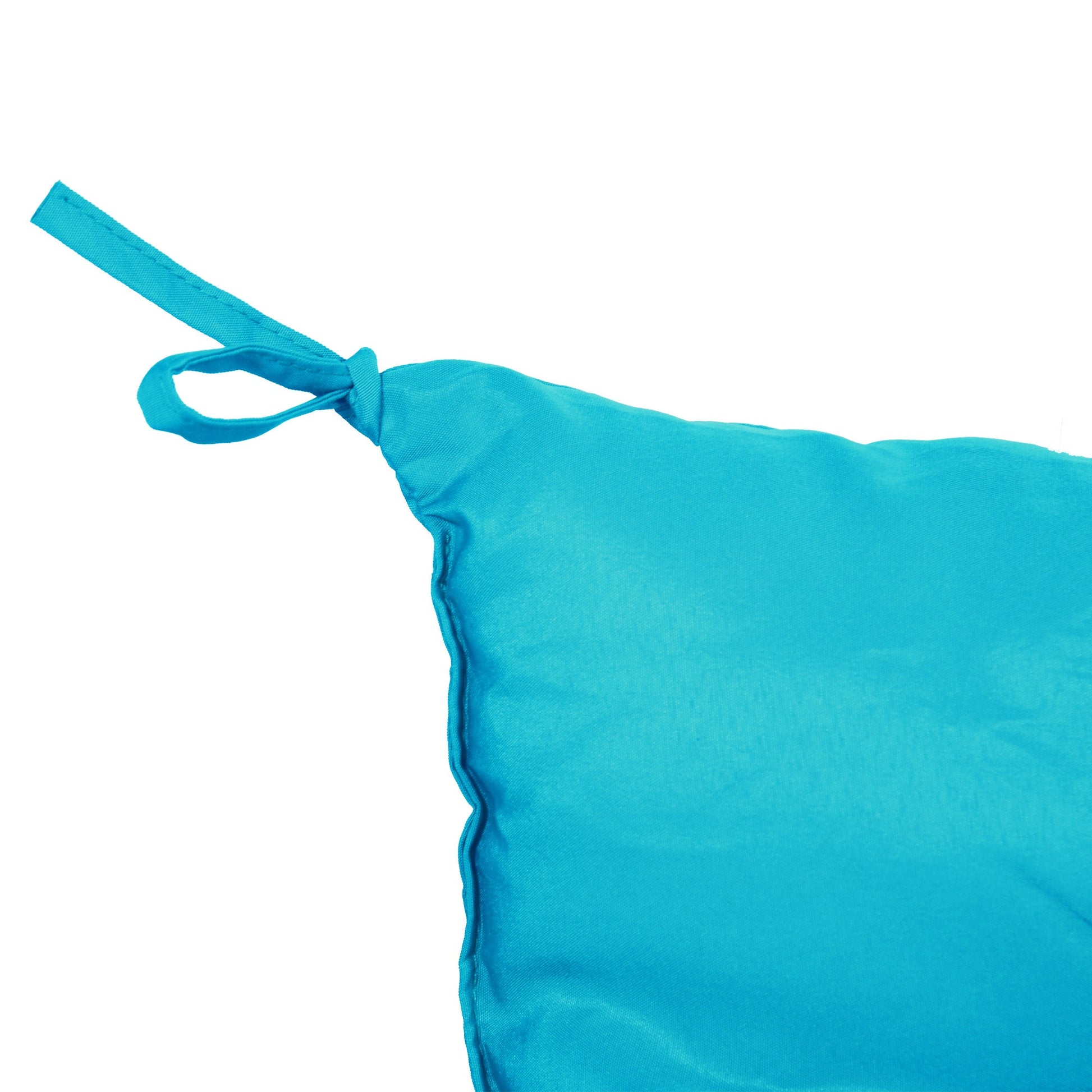 Porch Swing Cushion Garden Bench Cushion with Backrest, Non-Slip 3-Seater Thick Pad, Swing Chair Mat Replacement for Indoor and Outdoor, 59.1" x 38.6", Turquoise