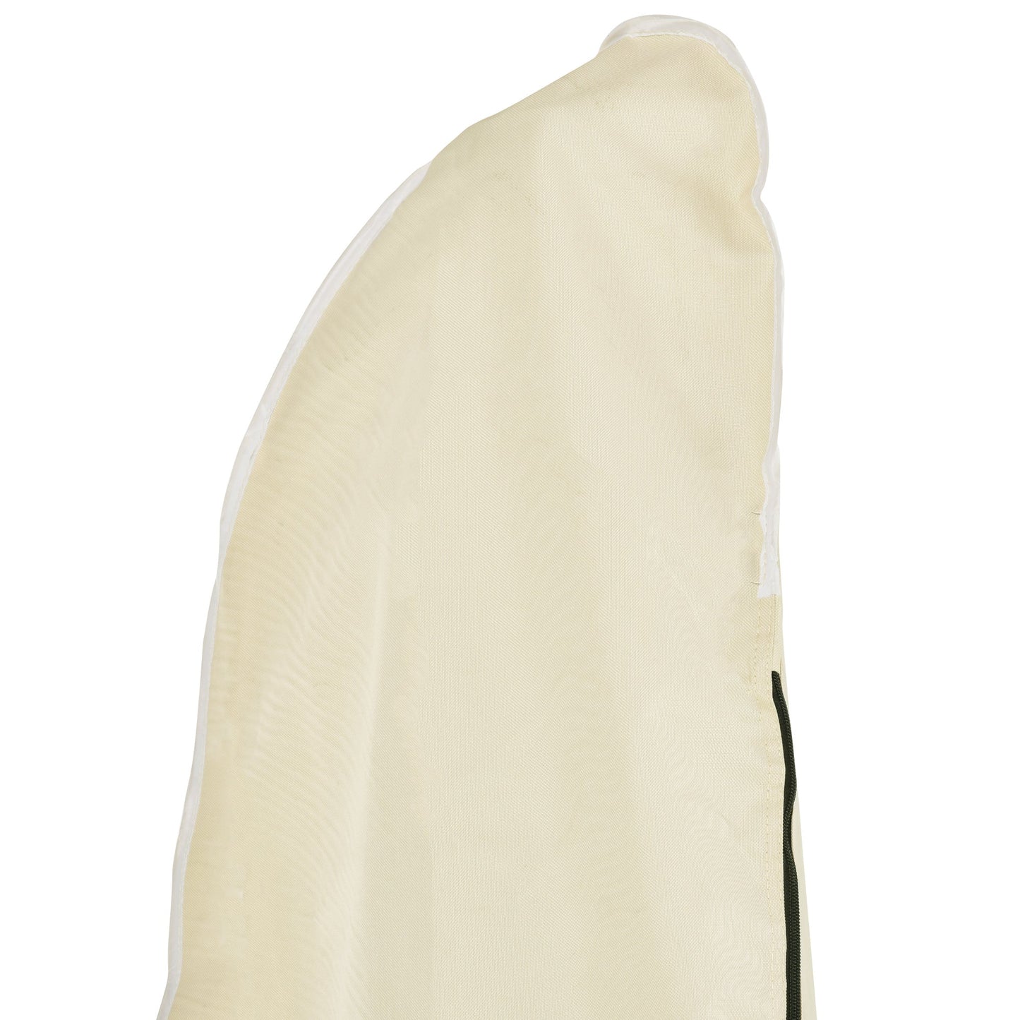 Waterproof Patio Umbrella Cover for 10ft to 13ft Outdoor Offset Umbrella with Zipper, Beige and Coffee
