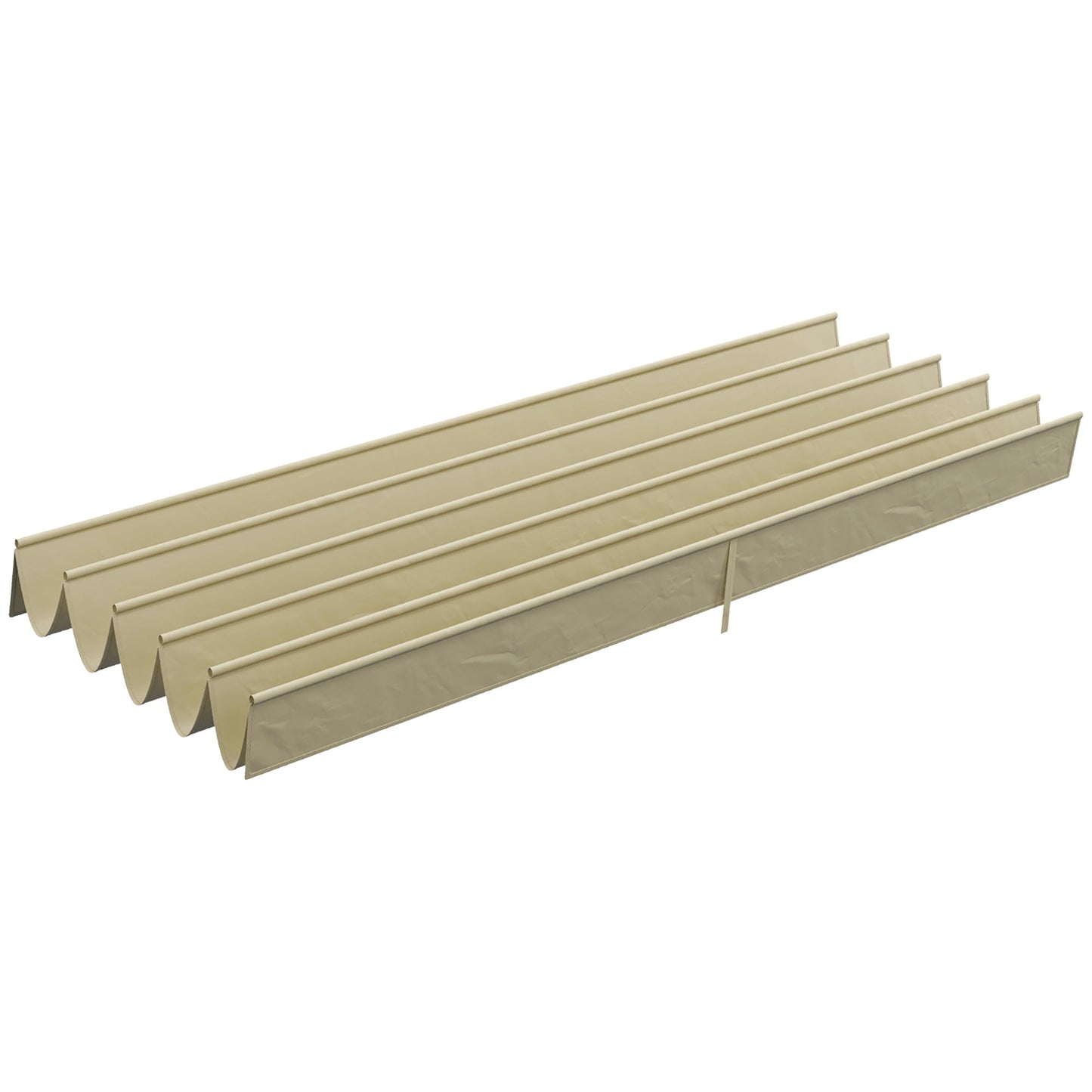 Retractable Replacement Pergola Canopy for 10' x 13' Pergola, Pergola Cover Replacement, Beige
