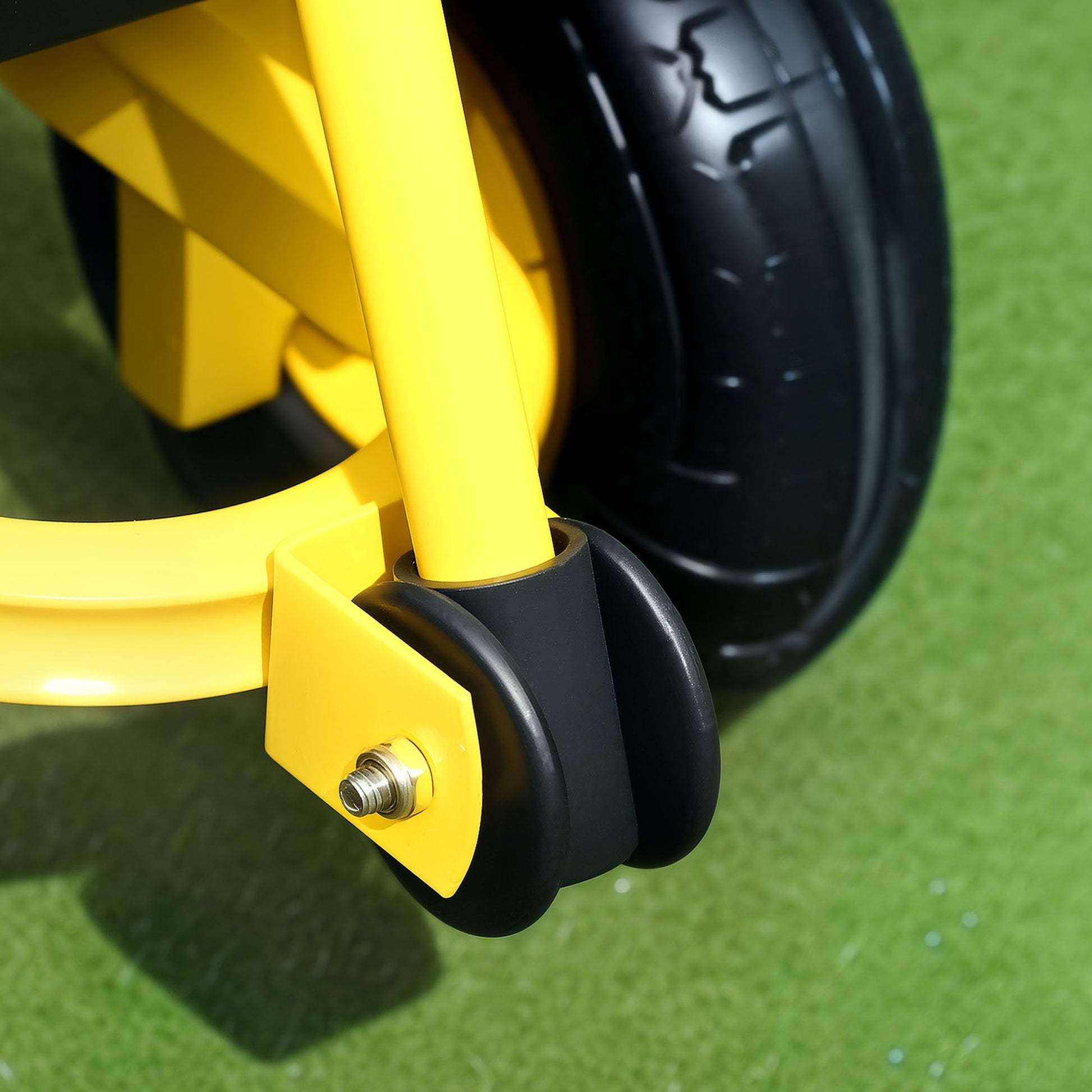 Heavy Duty Garden Cart, Steel Utility Wagon Cart with Removable Sides to Convert into Flatbed, 10" Wheels, 180° Rotating Handle, 440lbs Capacity, for Beach Lawn Yard