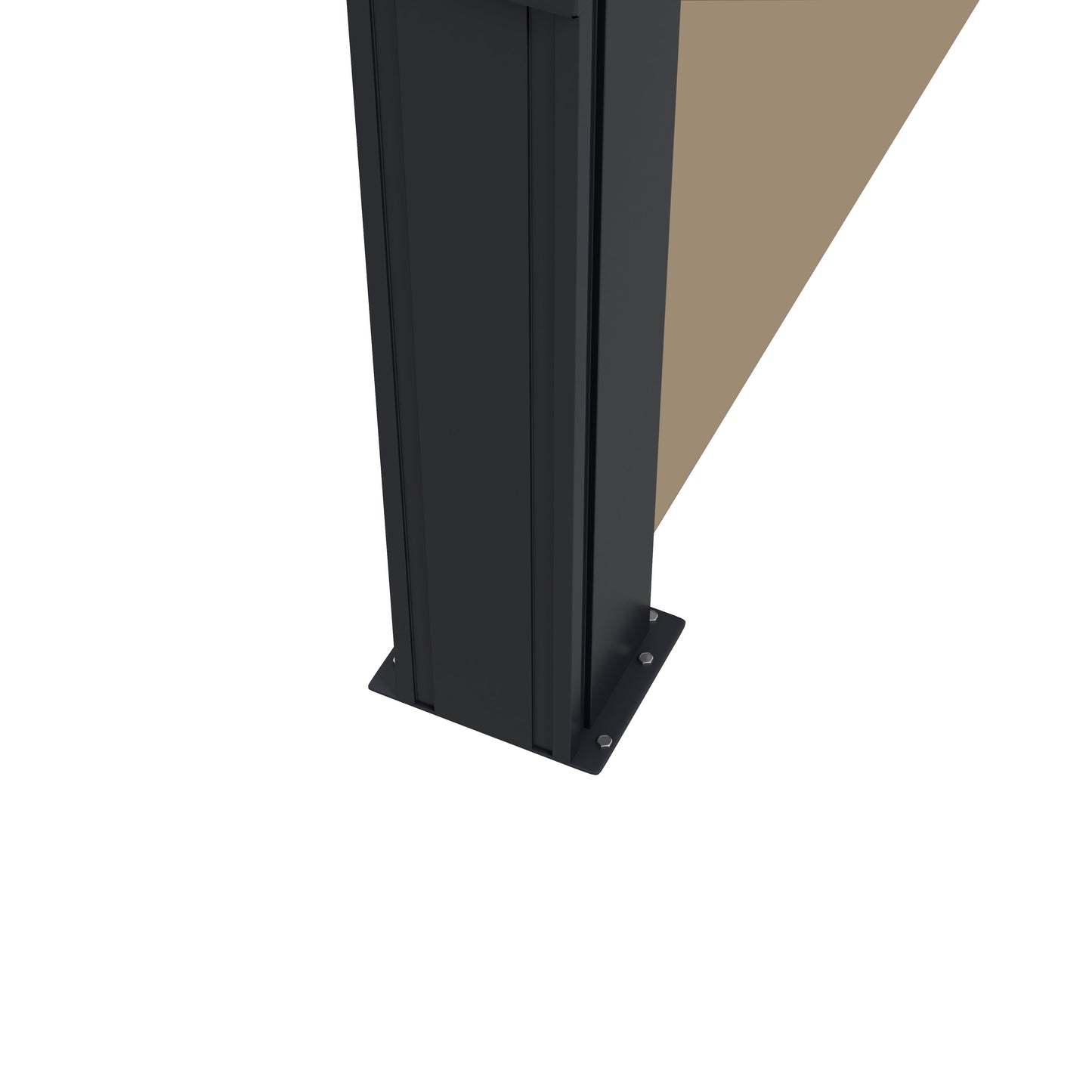 13' x 5' Retractable Side Awning, Garden Privacy Screen Divider, Full Cassette Windbreaker for Hot Tub, Balcony, Terrace, Pool, Khaki