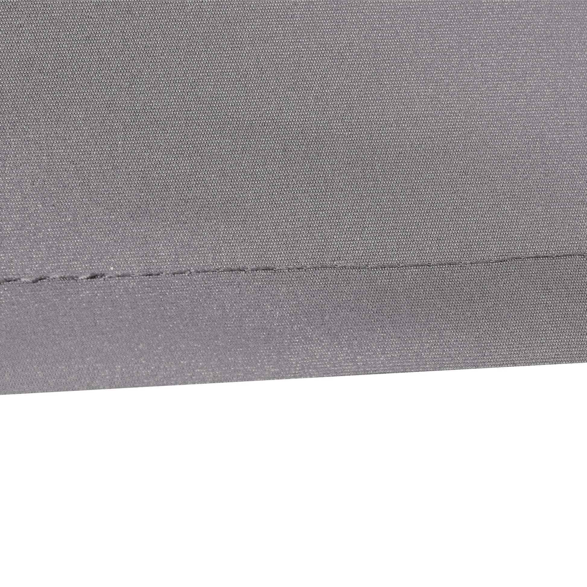 11' x 10' Retractable Awning Fabric Replacement Outdoor Sunshade Canopy Awning Cover, UV Protection, Light Grey