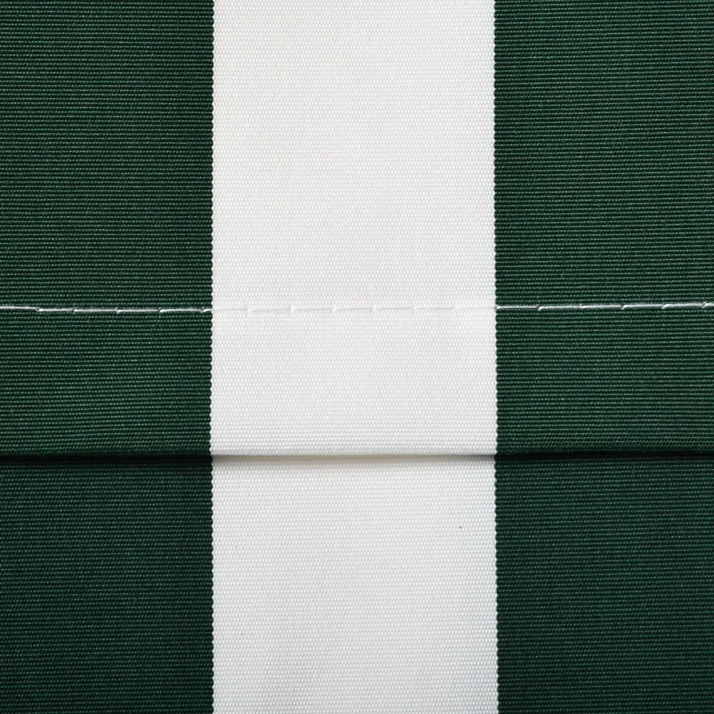 10' x 8' Retractable Awning Fabric Replacement Outdoor Sunshade Canopy Awning Cover, UV Protection, Green and White