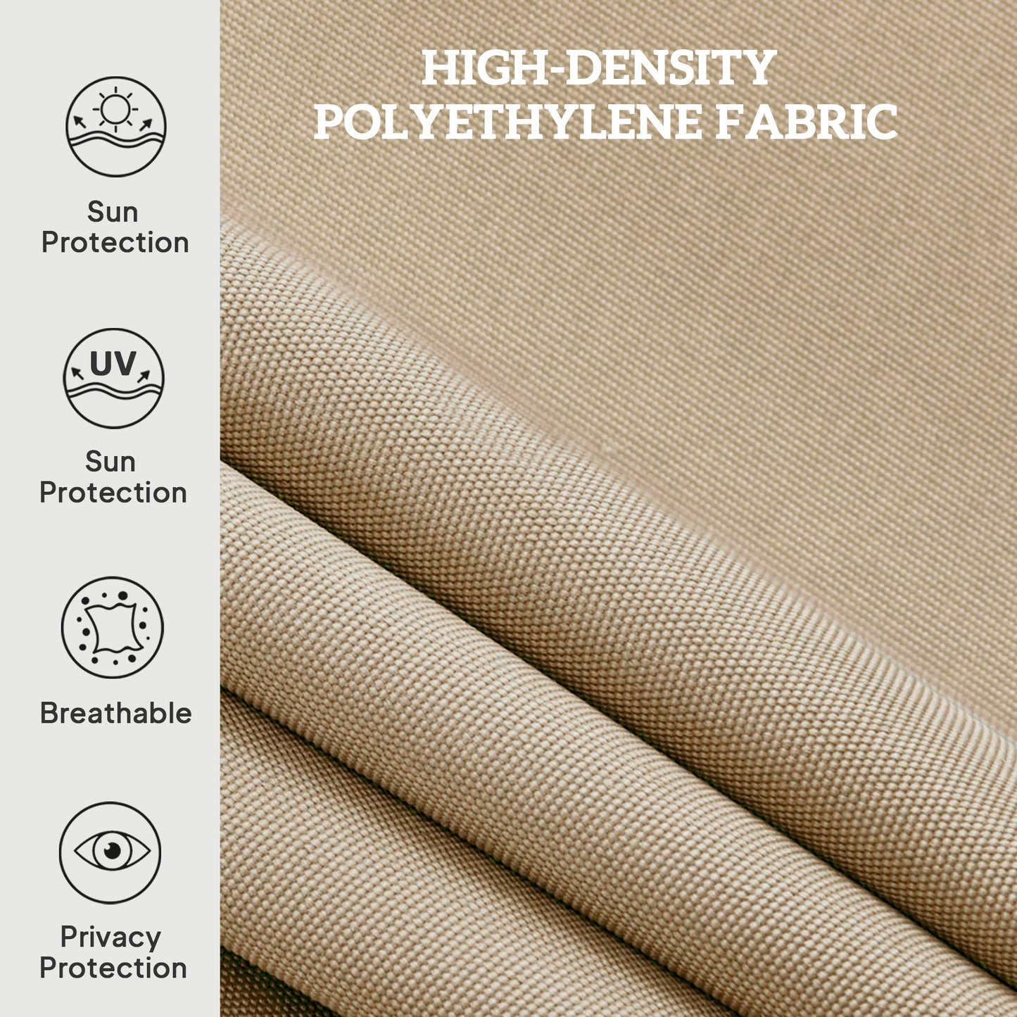 8'W x 6'H Roller Shades, Outdoor Blinds Cordless Roll Up Shade for Porch Balcony Gazebo, Beige