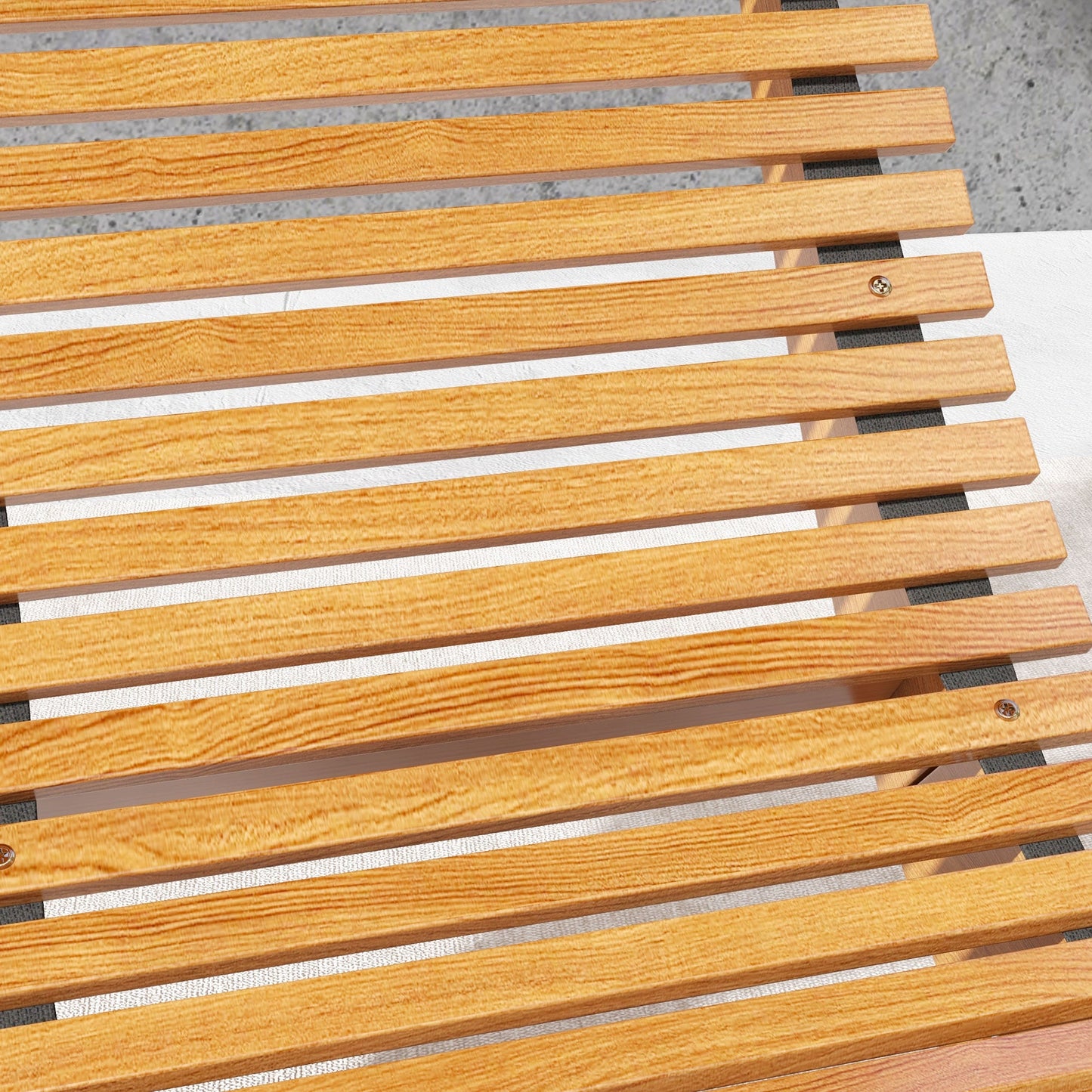 Wooden Outdoor Rocking Chair with Slatted Seat & High Back, Patio Rocking Chair with S Shape, Solid Wood Rocker for Backyard, Garden, Teak