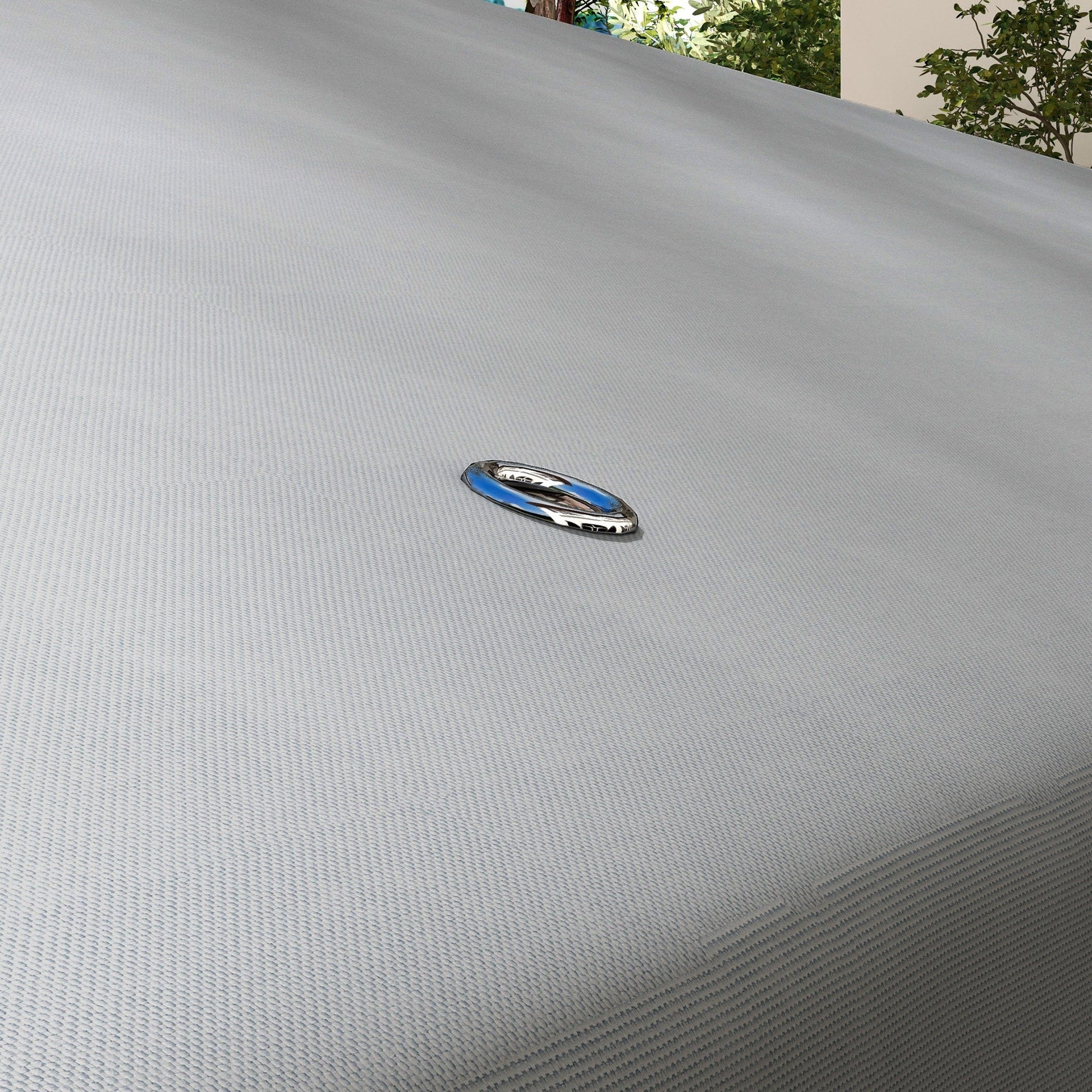 13.1' x 9.8' Gazebo Replacement Canopy, Gazebo Top Cover with Double Vented Roof for Garden Patio Outdoor TOP ONLY, Grey