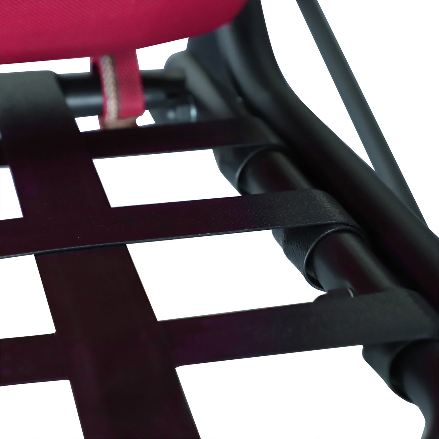 3-Person Porch Swing Chair, Patio Swing Bench with Adjustable Canopy, Removable Thicken Cushion and Weather Resistant Steel Frame for Outdoor, Garden, Poolside, Wine Red