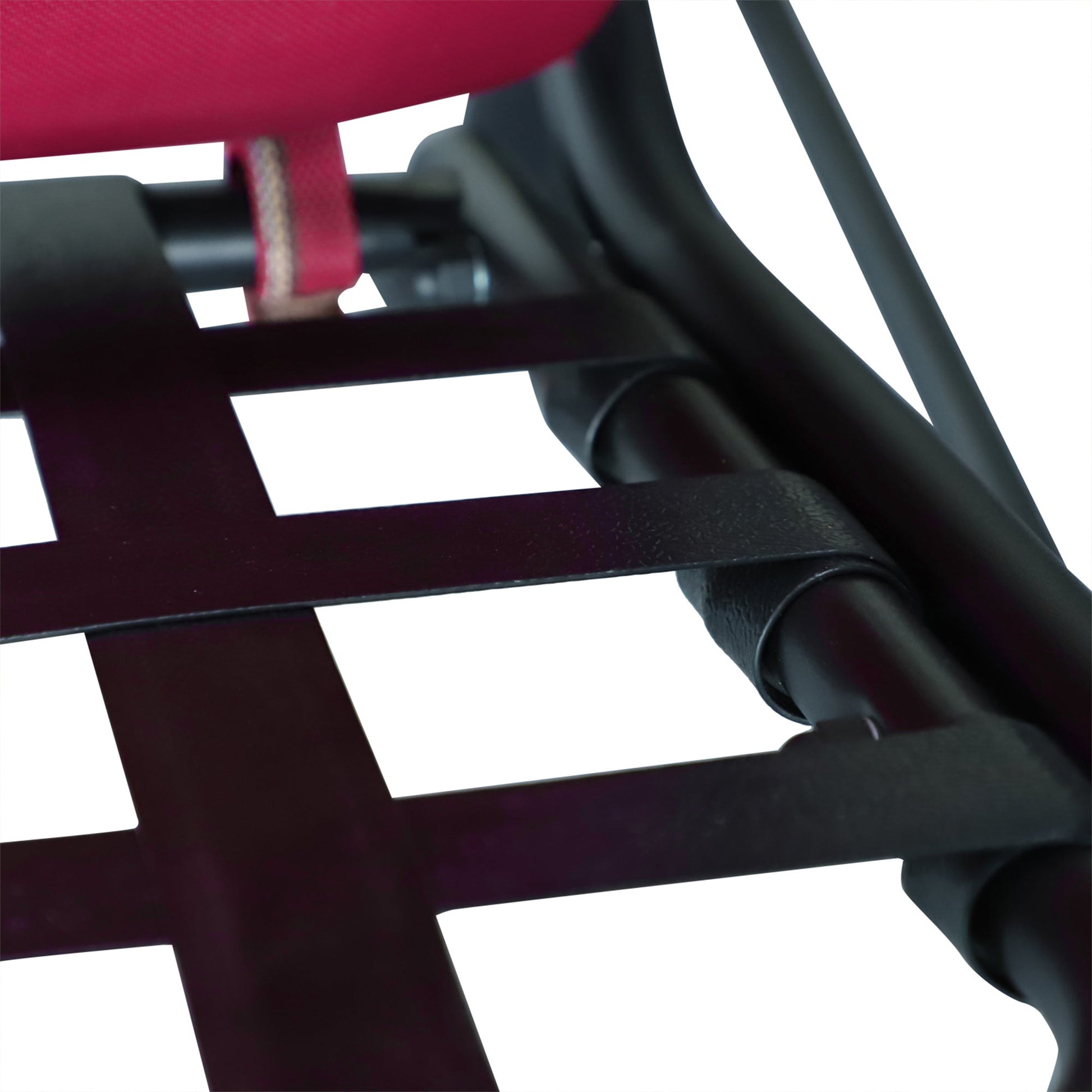 3-Person Porch Swing Chair, Patio Swing Bench with Adjustable Canopy, Removable Thicken Cushion and Weather Resistant Steel Frame for Outdoor, Garden, Poolside, Wine Red