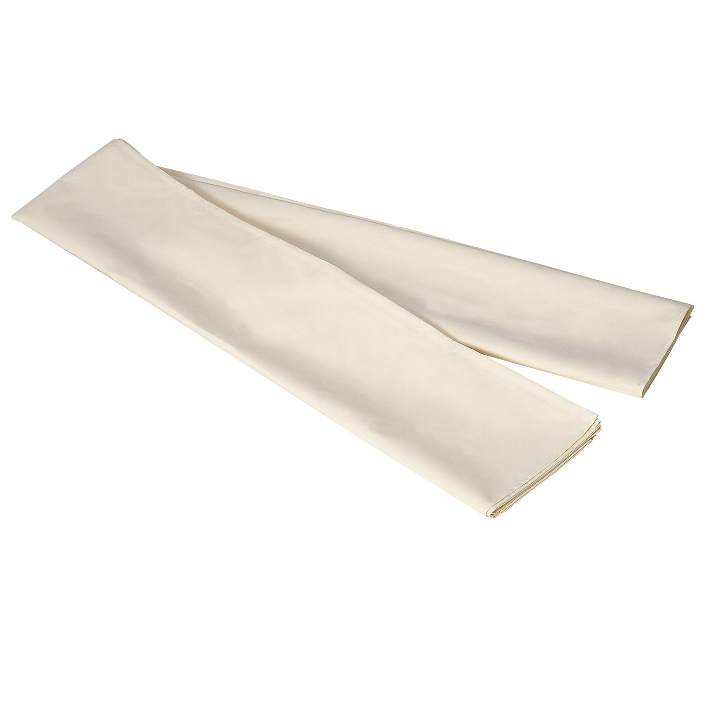 11' x 10' Retractable Awning Fabric Replacement Outdoor Sunshade Canopy Awning Cover, UV Protection, Cream White