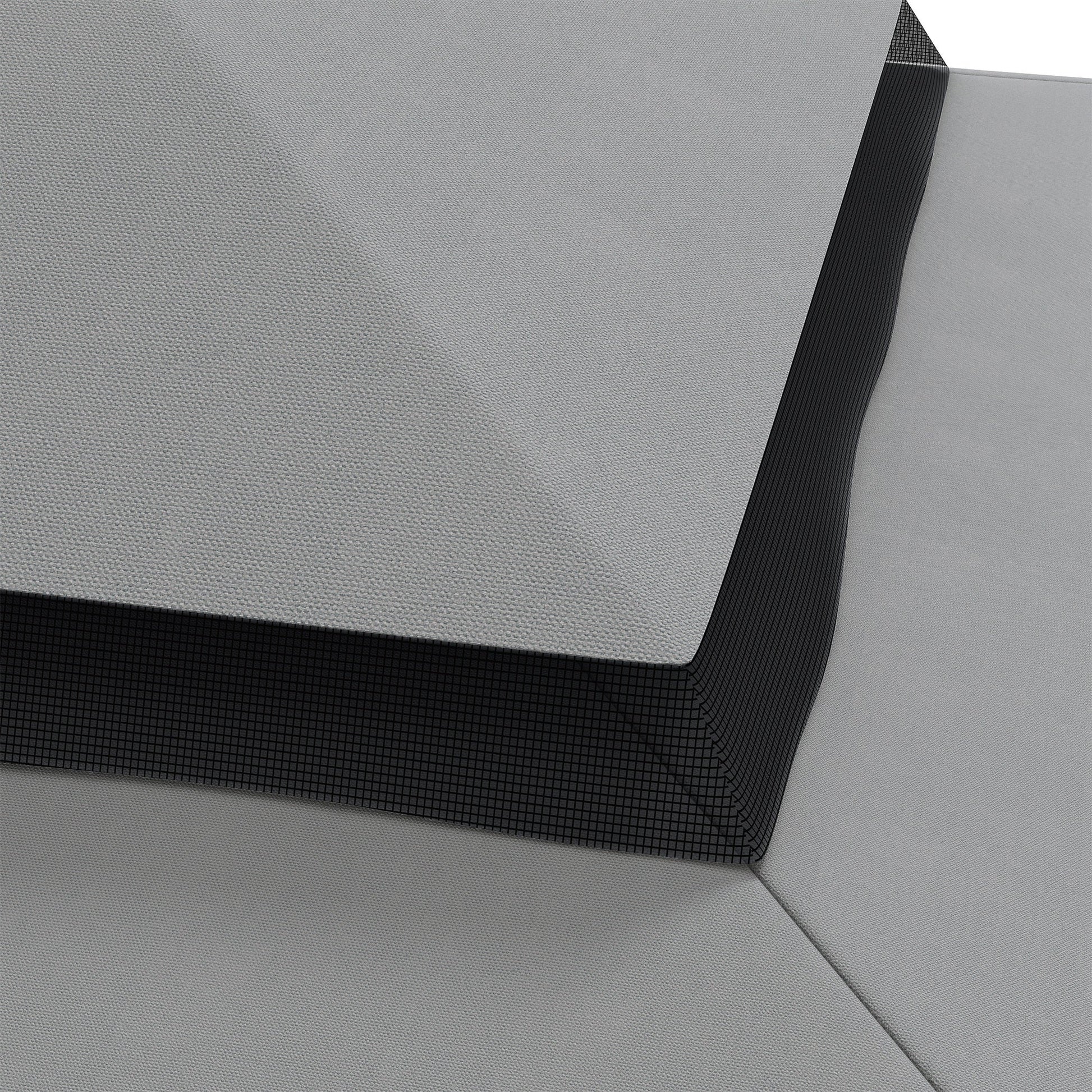 9.8' x 9.8' Gazebo Replacement Canopy, Gazebo Top Cover with Double Vented Roof for Garden Patio Outdoor TOP ONLY, Grey