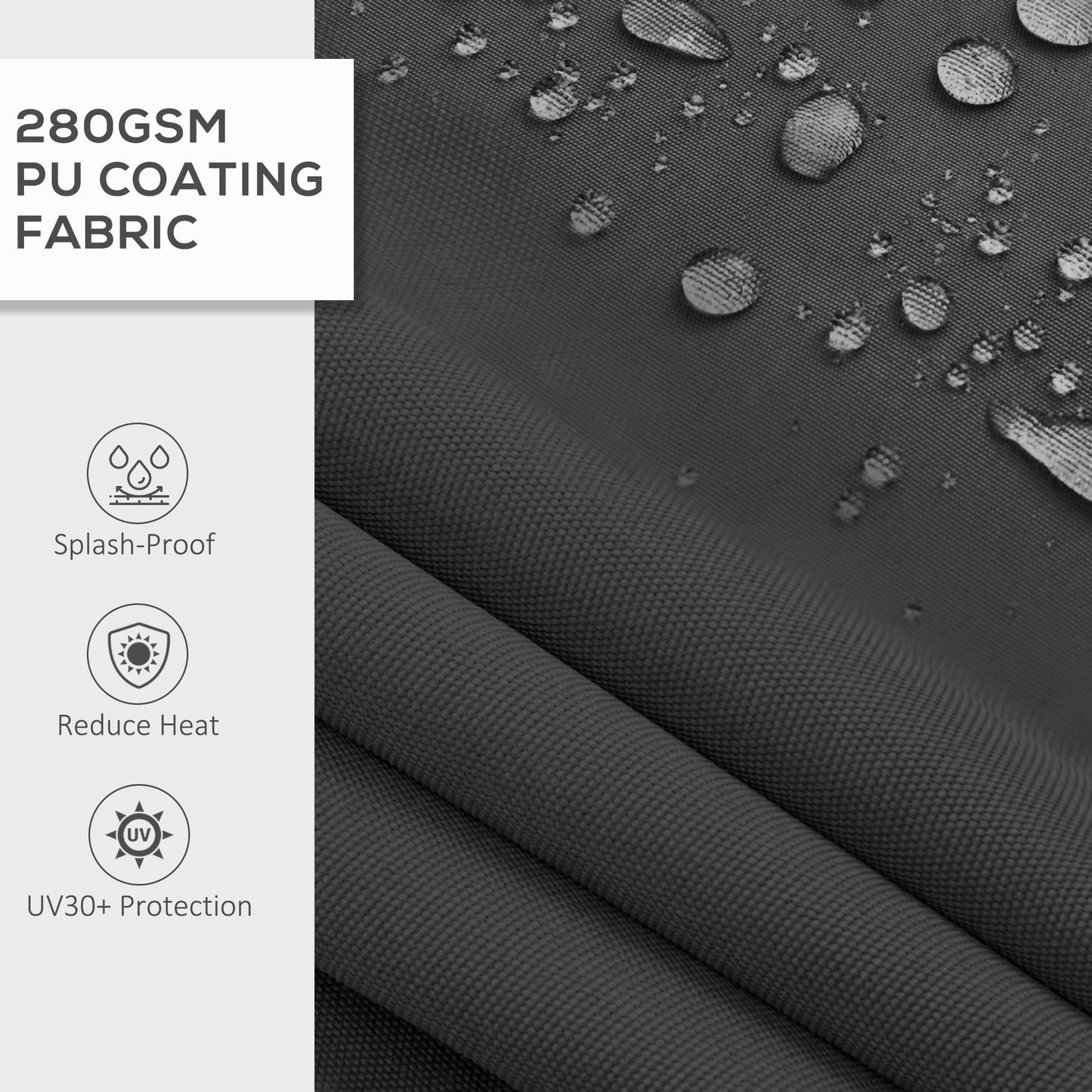  12' x 10' Retractable Awning, Patio Awning Sunshade Shelter with Manual Crank Handle, 280gsm UV Resistant Fabric and Aluminum Frame, for Balcony, Yard, Black