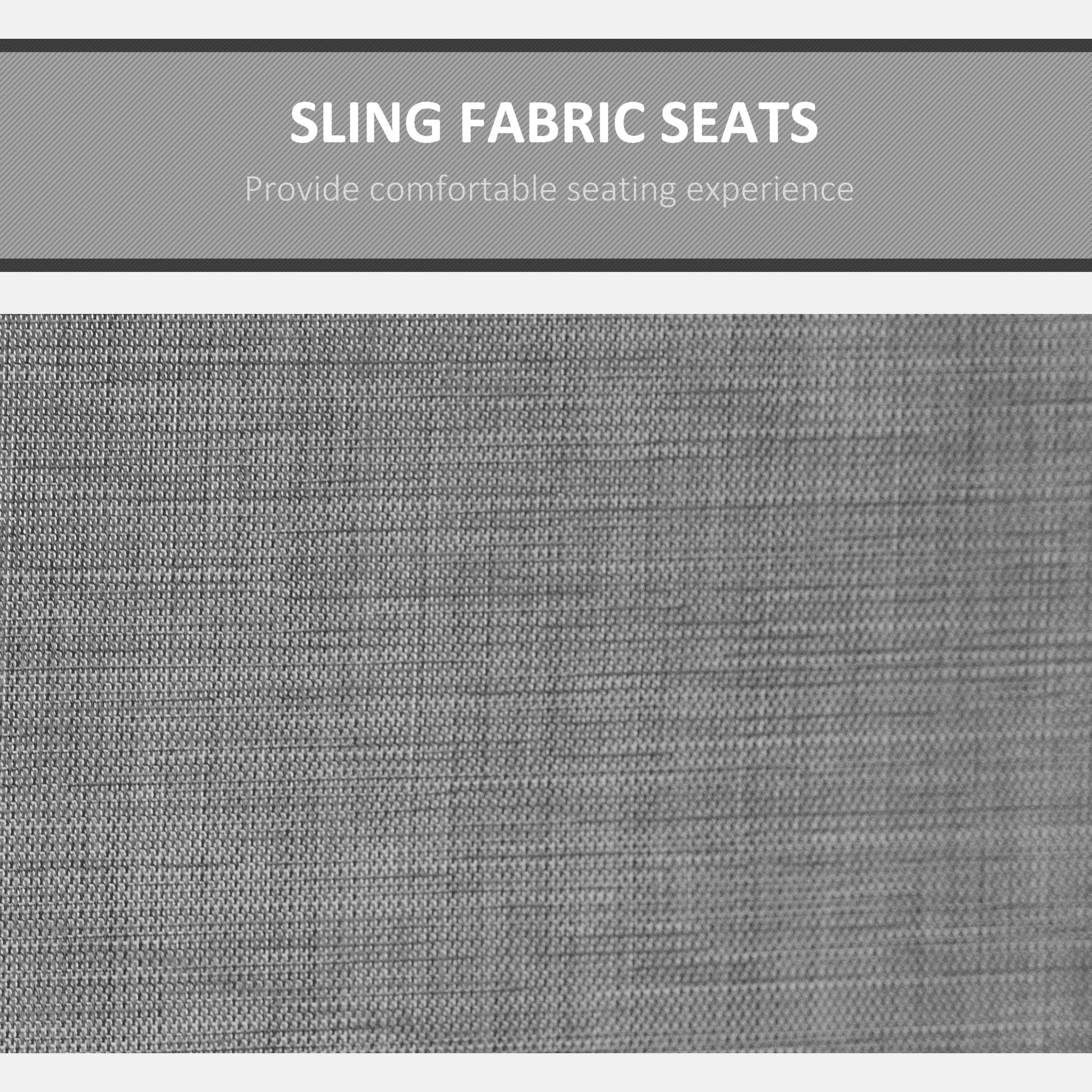 3 Person Porch Swing Outdoor Swing Chair with High Back Design, Side Pouches and Adjustable Canopy, Dark Grey