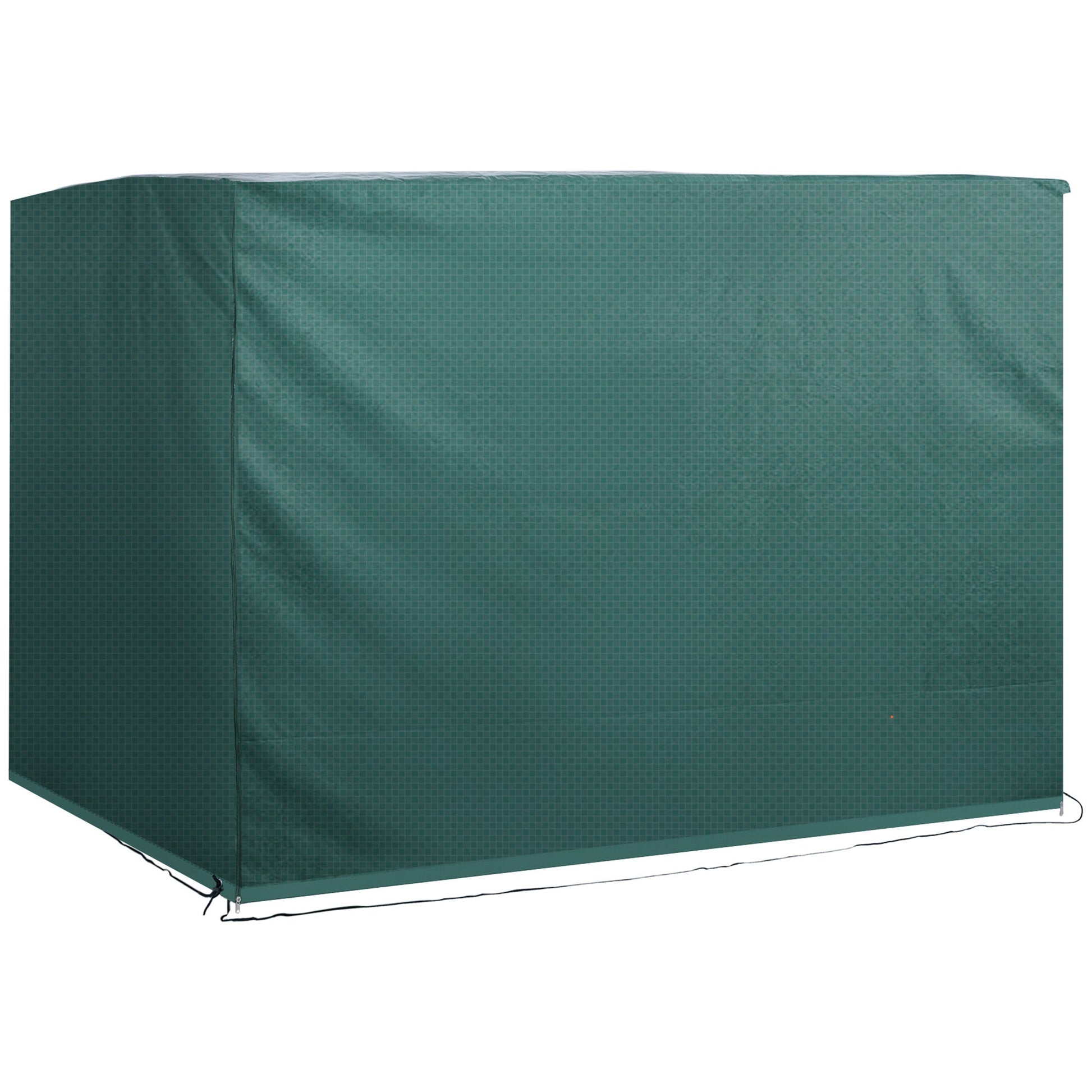 3-Seater Patio Swing Cover, Outdoor Garden Furniture Protection Hammock Glider Cover, Waterproof Dustproof Windproof, 85" x 61" x 59", Dark Green
