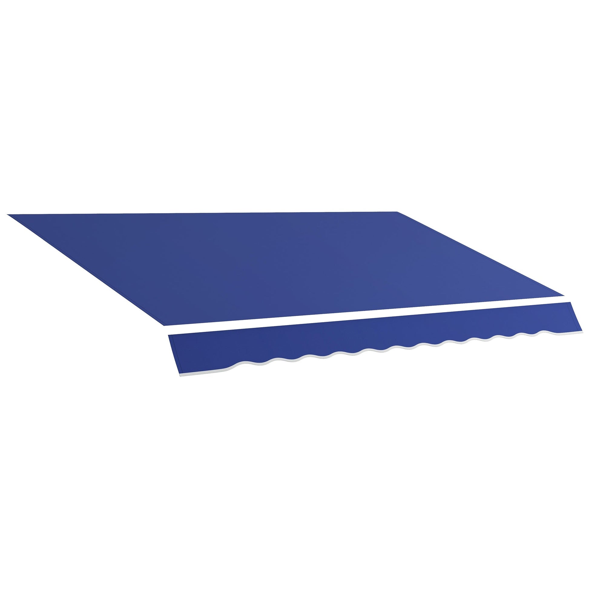 11' x 10' Retractable Awning Fabric Replacement Outdoor Sunshade Canopy Awning Cover, UV Protection, Navy Blue