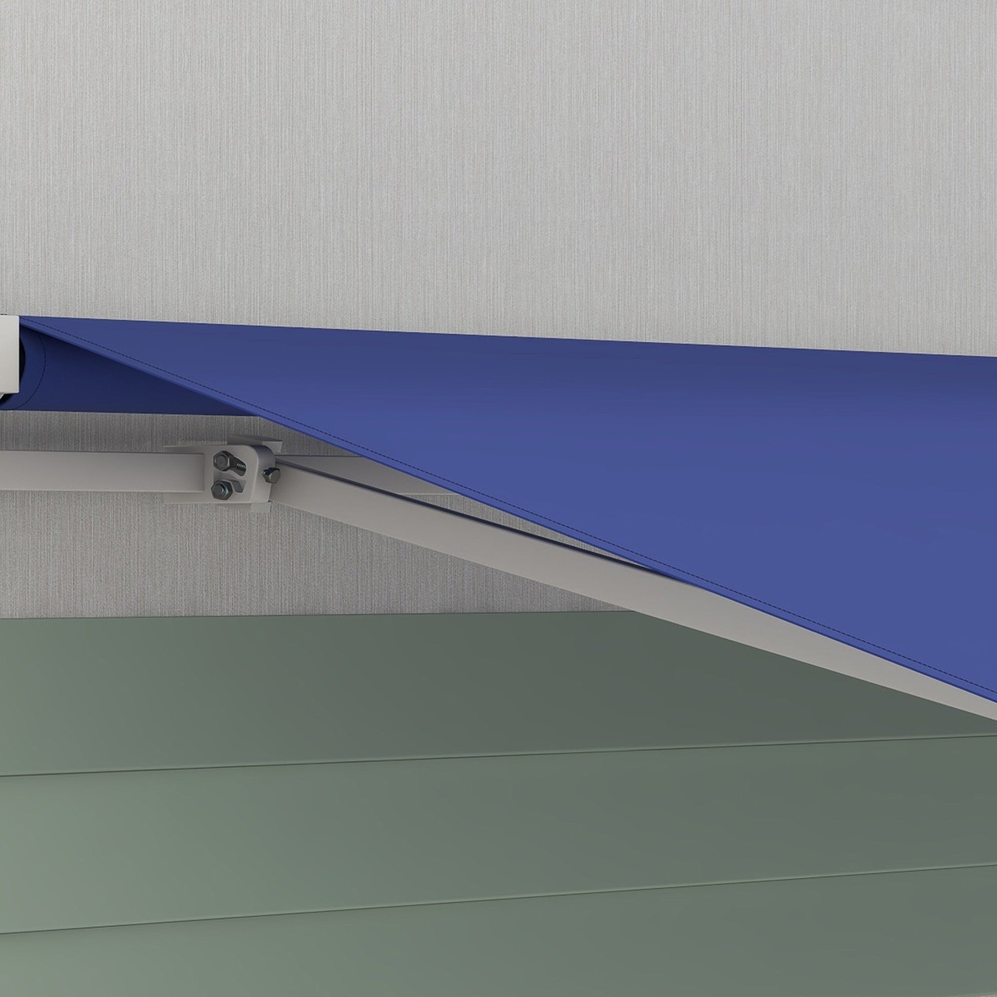 11' x 10' Retractable Awning Fabric Replacement Outdoor Sunshade Canopy Awning Cover, UV Protection, Navy Blue