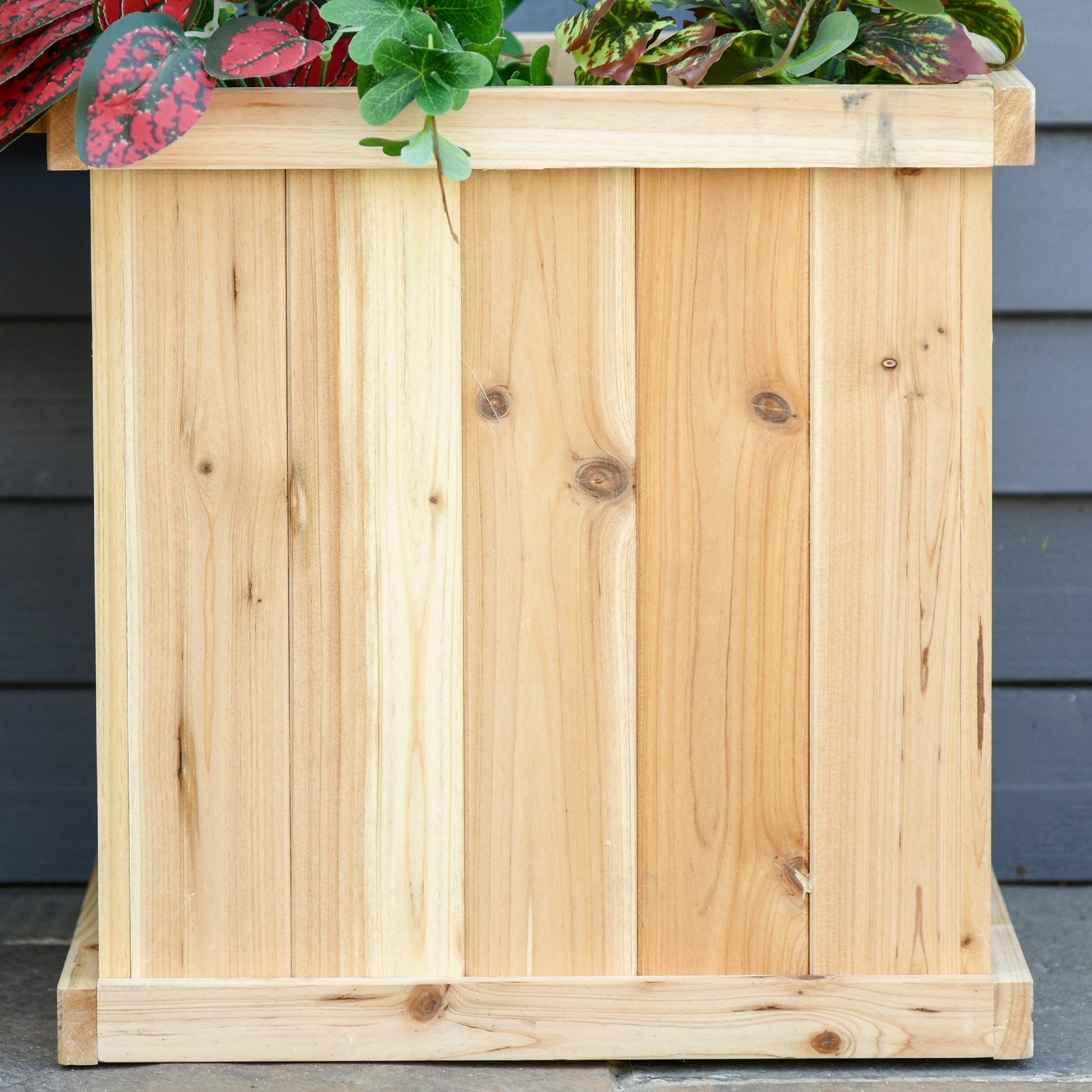 Raised Garden Bed Plant Stand Wooden Garden Planter & Bench Combination Garden Raised Bed for Patio Park, 69.25" x 15" x 15.75", Natural