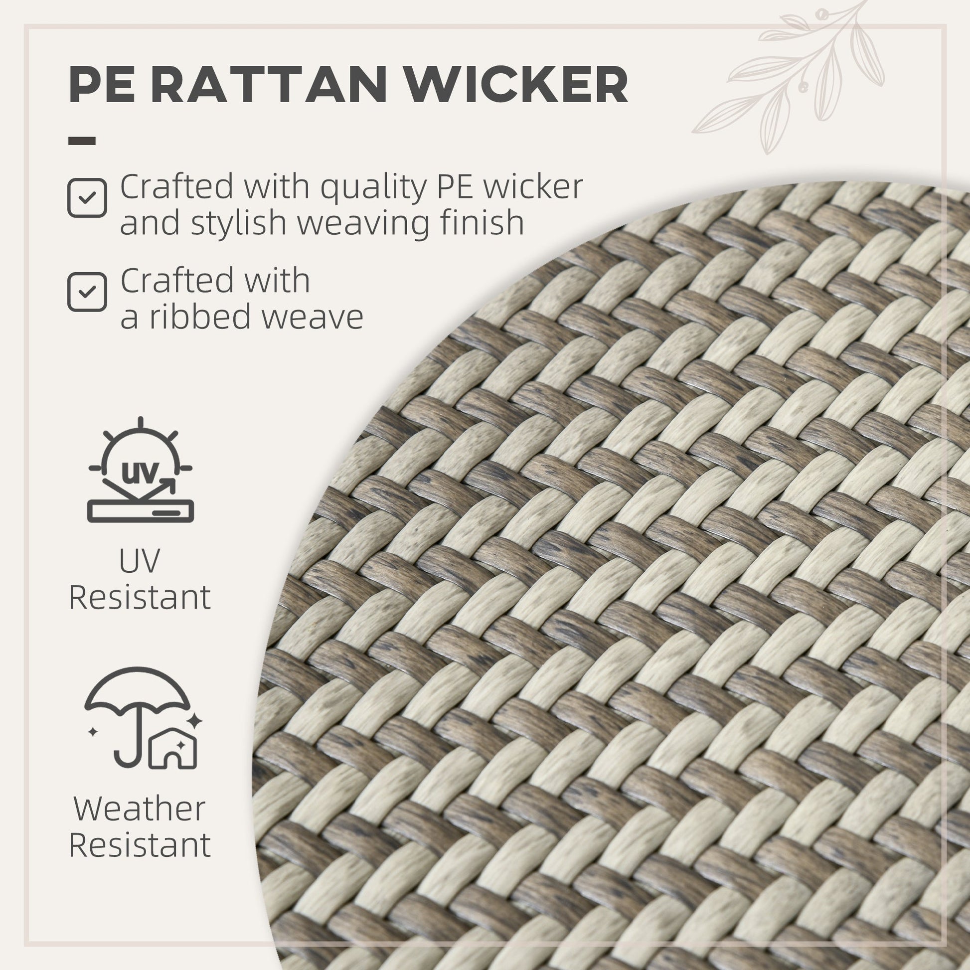 Extendable Rattan Dining Table, 35.4"/70.9" x 35.4" Aluminum Frame Patio Wicker Retractable Table, for 4-8 People, Mixed Brown