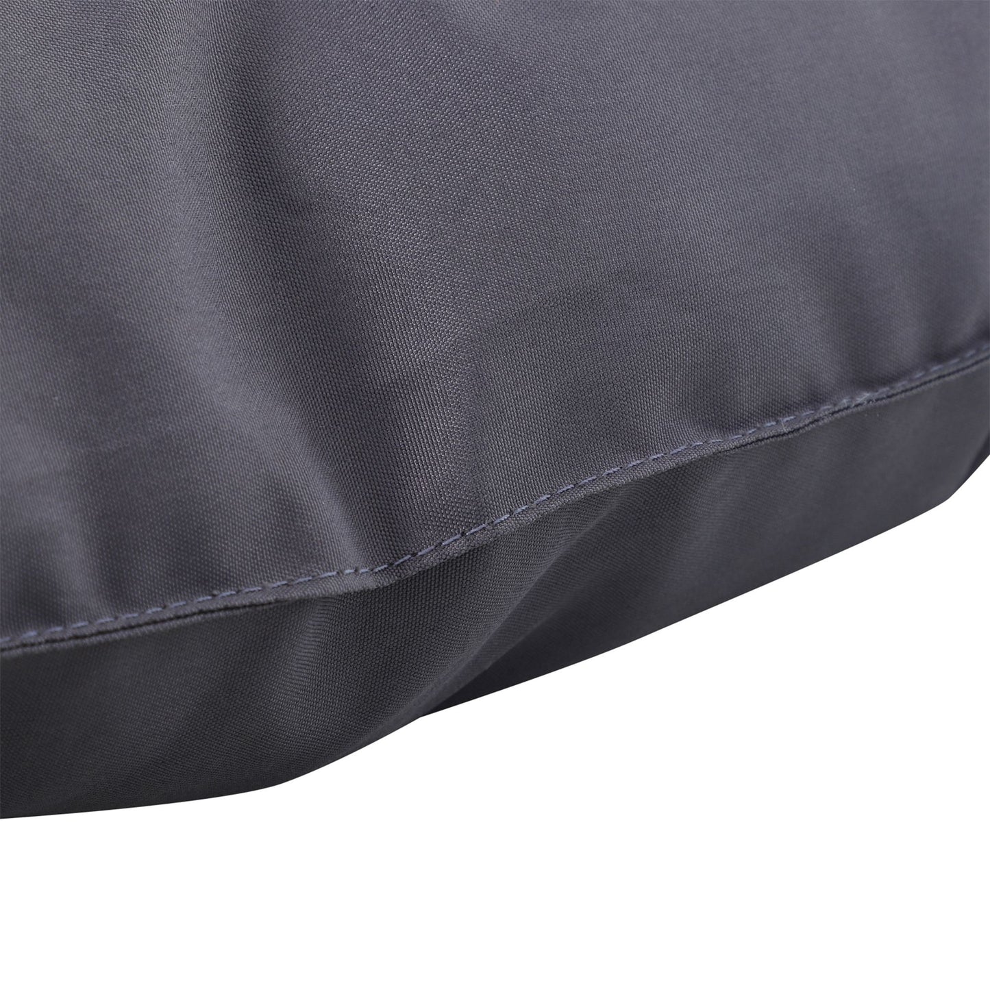 2 Seater Garden Bench Cushions, Thick Outdoor Non-Slip 2 Seater Soft Pad With Backrest for Garden Patio, 52" x 43" x 4", Dark Grey