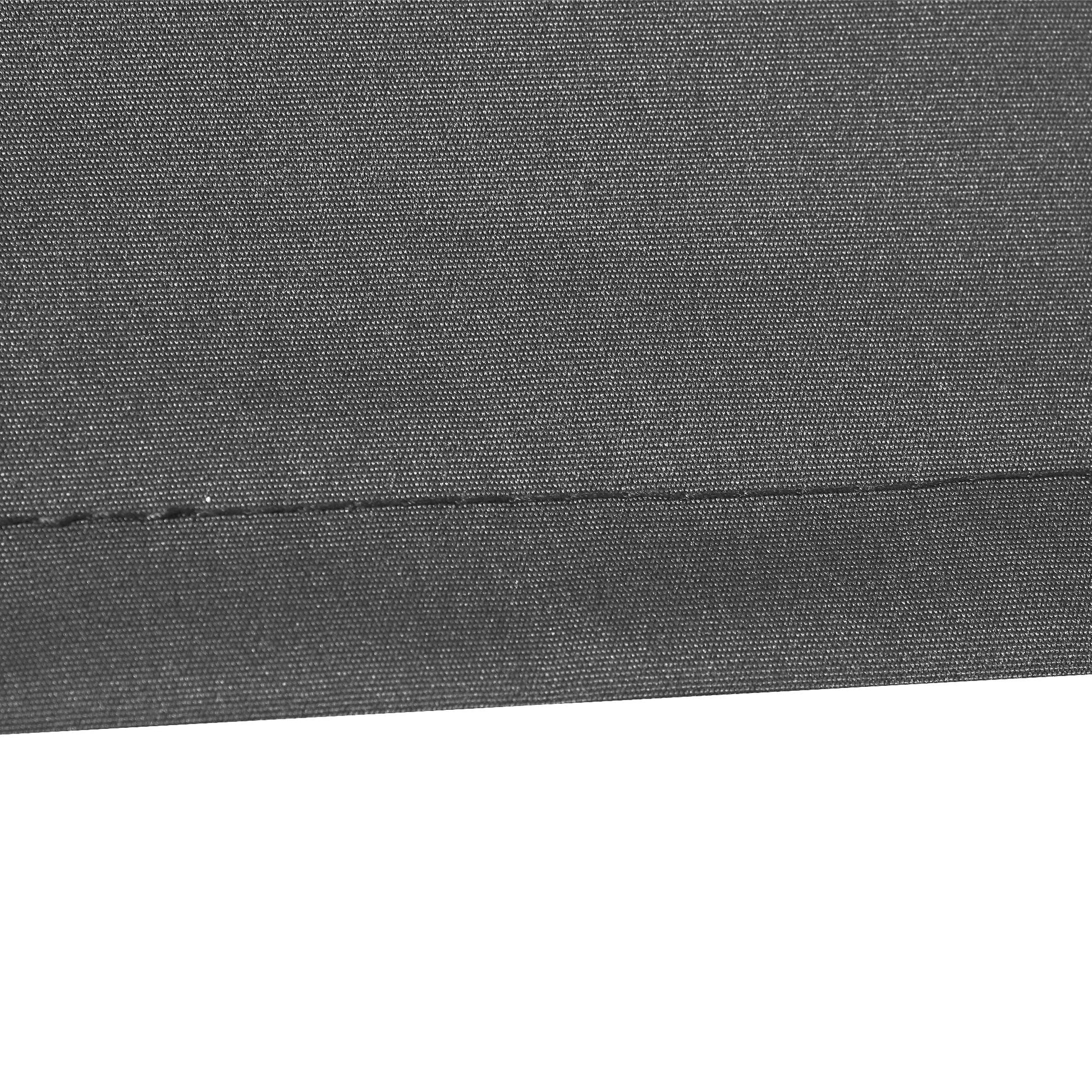 10' x 8' Retractable Awning Fabric Replacement Outdoor Sunshade Canopy Awning Cover, UV Protection, Grey